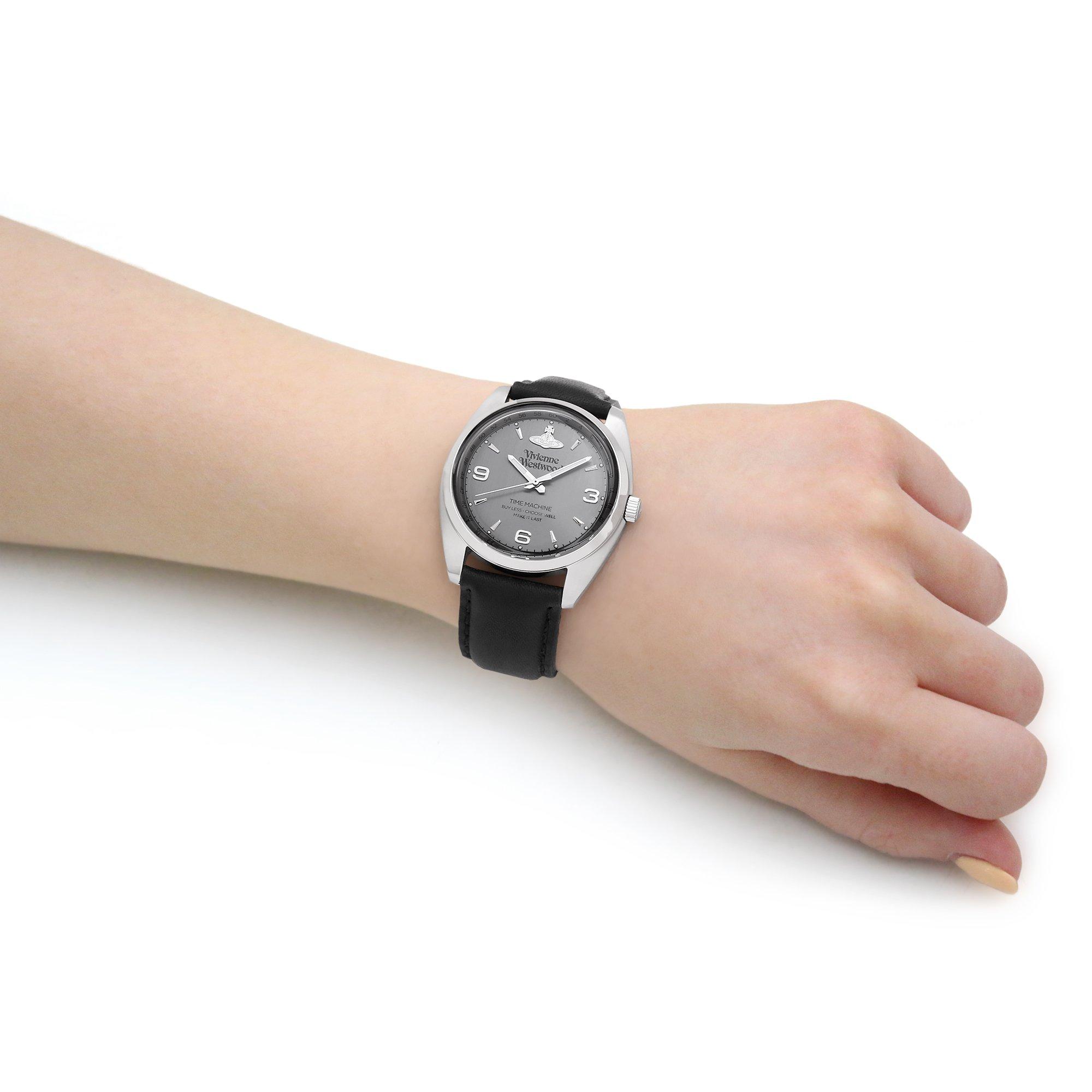 Cool Grey/Black - Vivienne Westwood - Unisex Adults Pennington Analogue Quartz Watch - 10