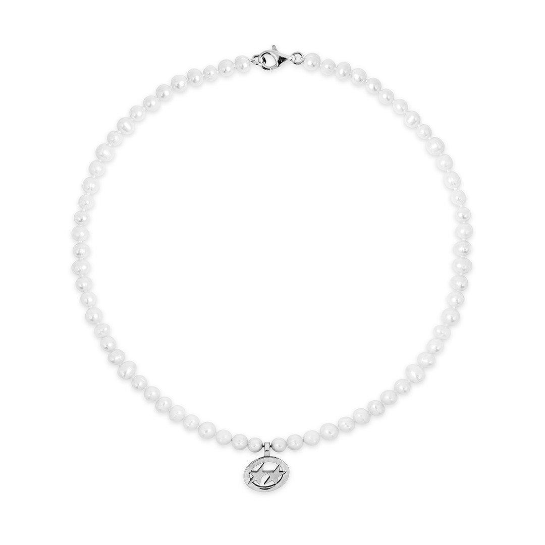 Silver - TWOJEYS - Icon Pearl Chain Necklace - 1