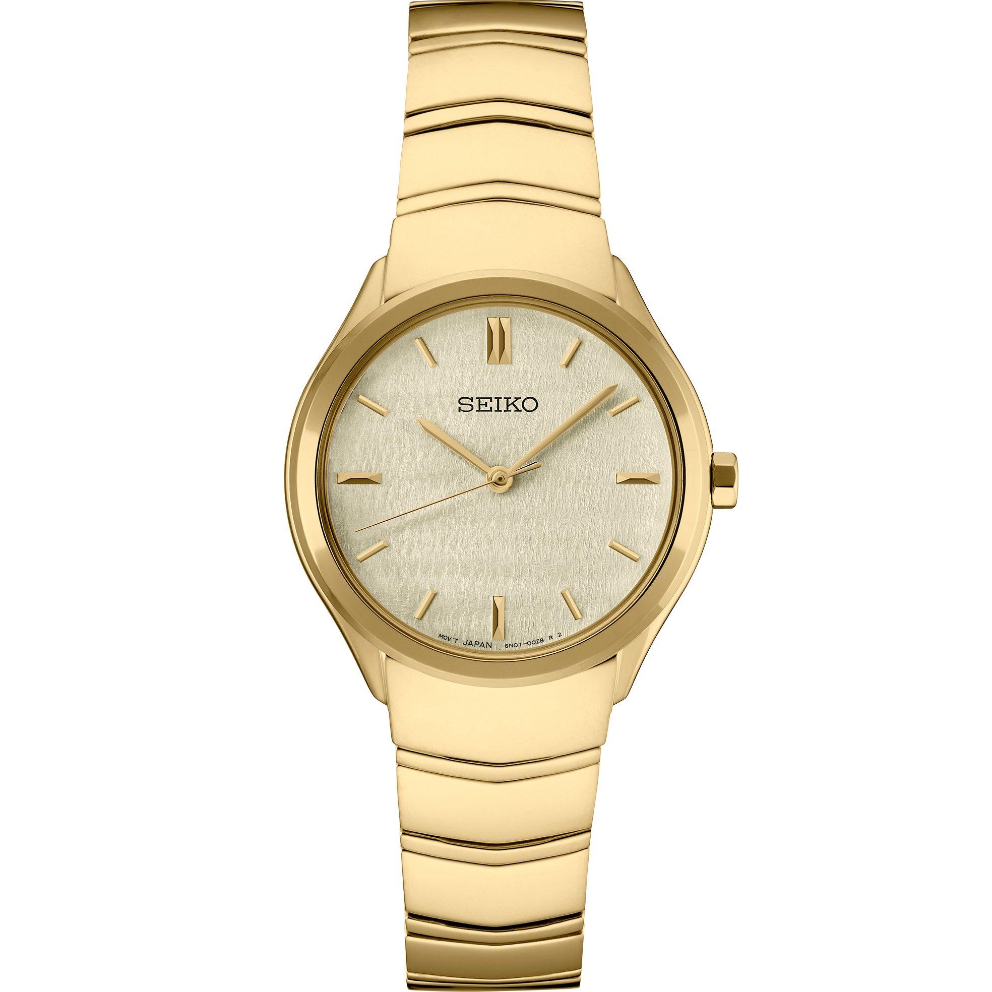 Seiko  Quartz Analogue Watch - Yellow/Gold