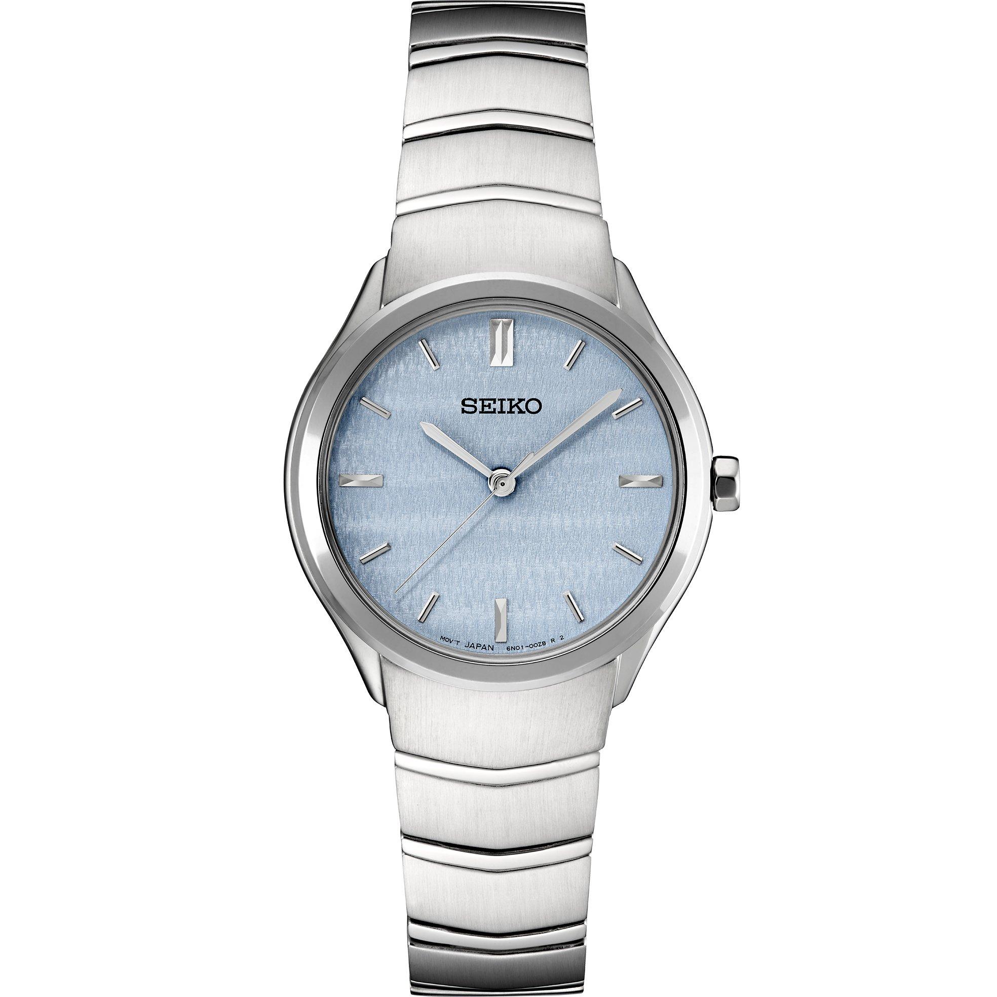 Seiko  Quartz Analogue Watch - Blue/Silver