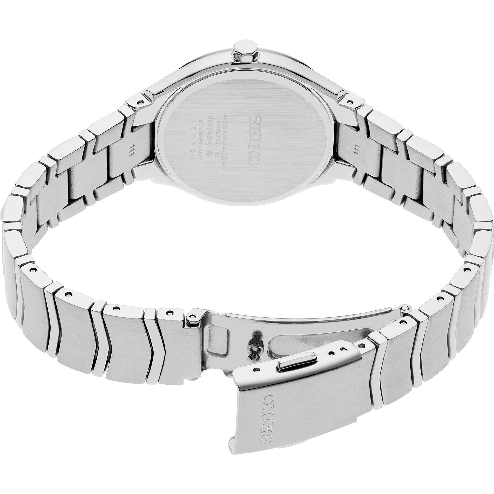 Blue/Silver - Seiko - Unisex Adults Analogue Quartz Watch - 3