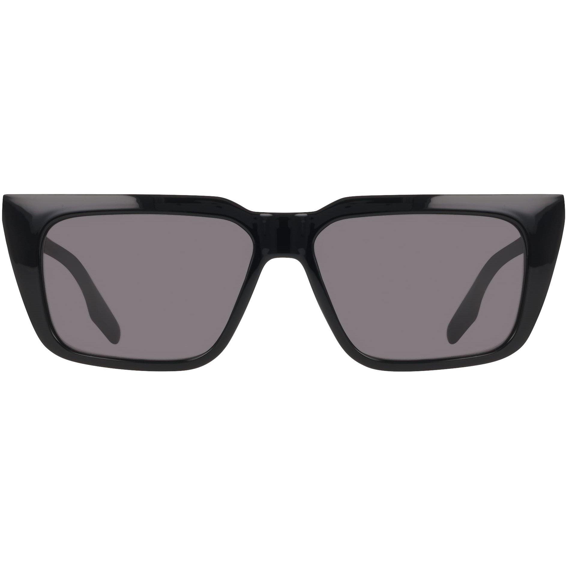 Black - Converse - Women's Modified Rectangle Sunglasses - 2