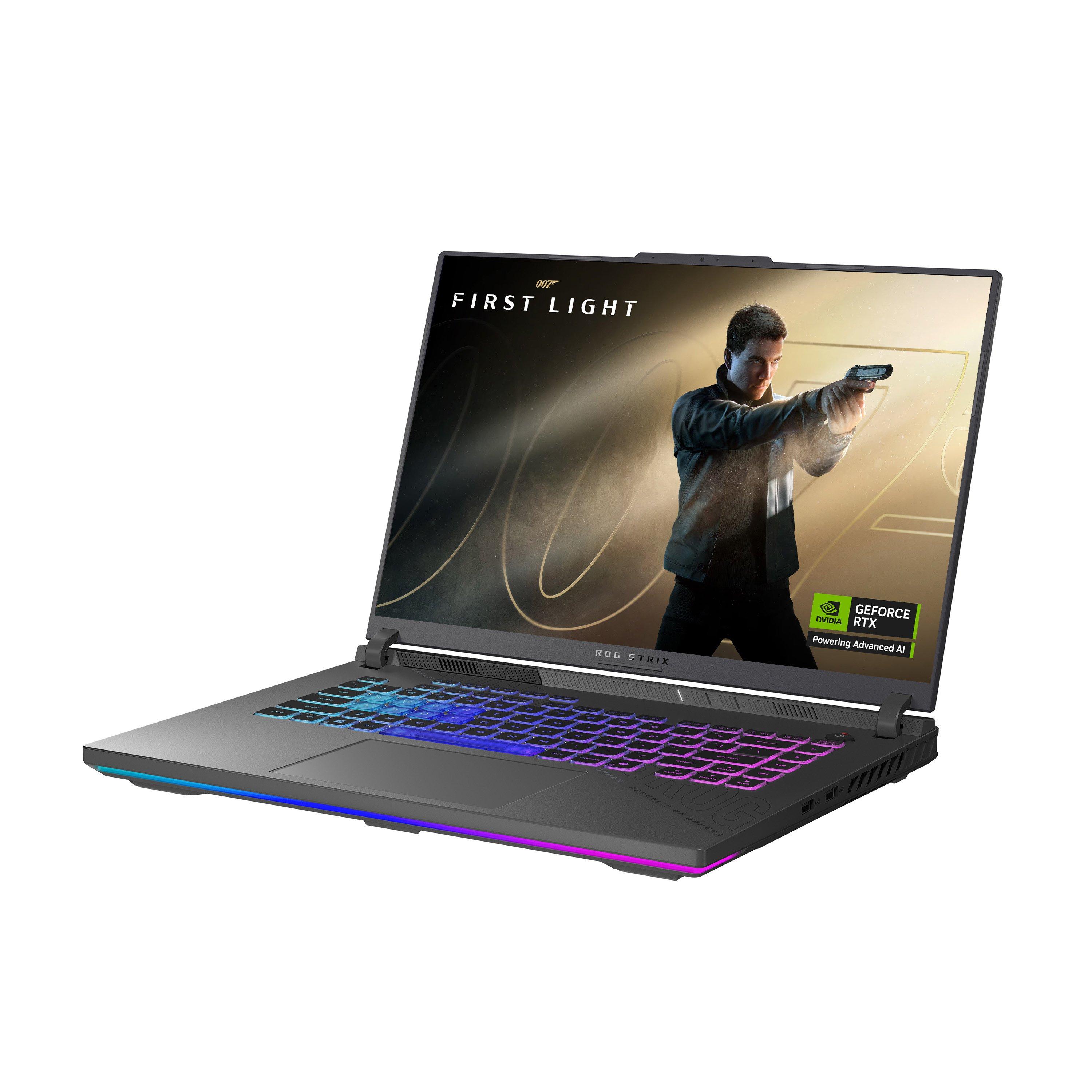 Black - ASUS - ASUS ROG Strix G16 16 FHD+ 165Hz Gaming Laptop - Ryzen 9 8940HX 16GB RAM 1TB SSD RTX 5070 - 3