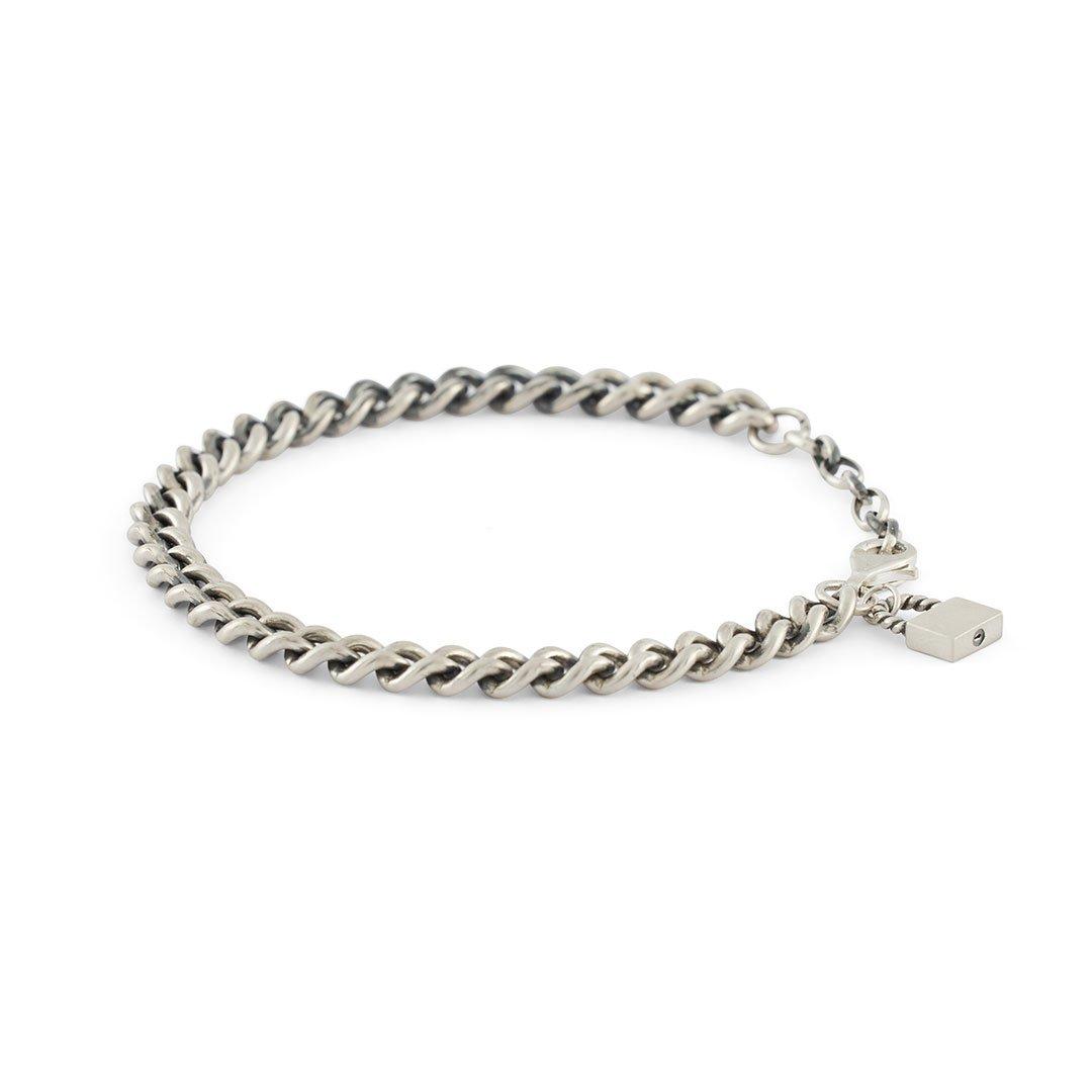 Silver - Serge DeNimes - Silver Padlock Bracelet - 2