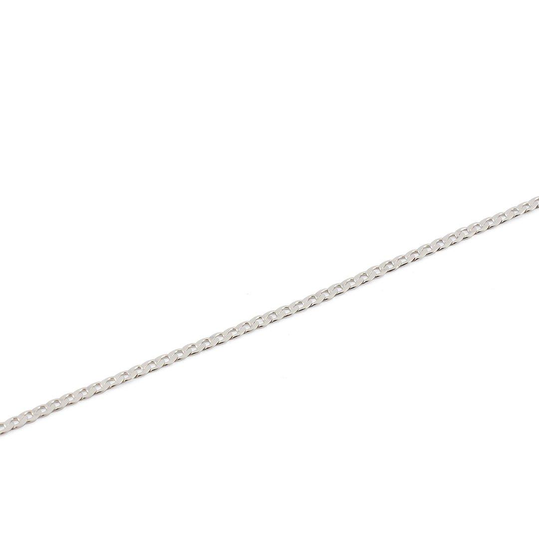 Silver - Serge DeNimes - Flat Cuban Chain - 2