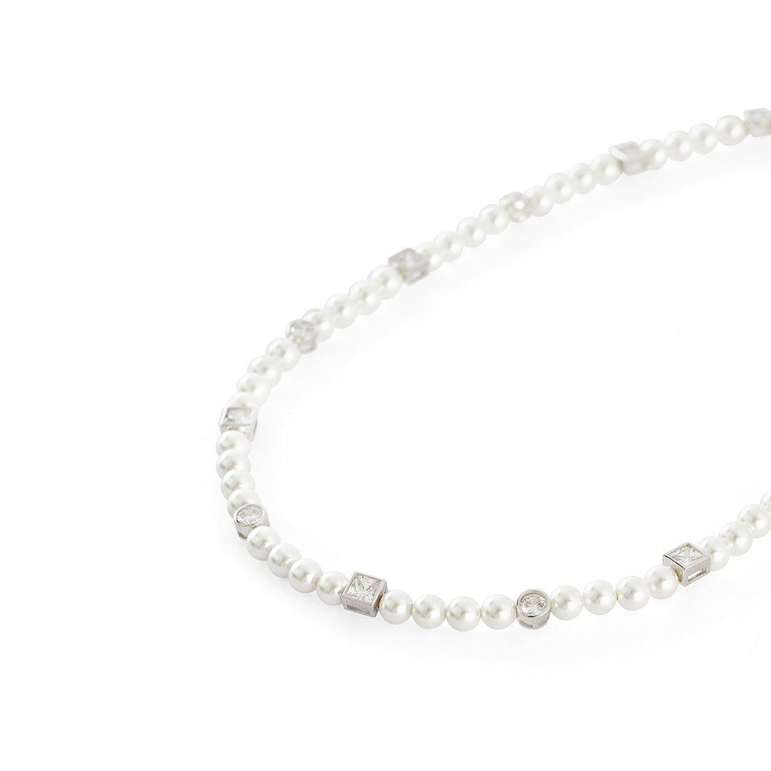 Silver - Serge DeNimes - Silver Regal Pearl Necklace