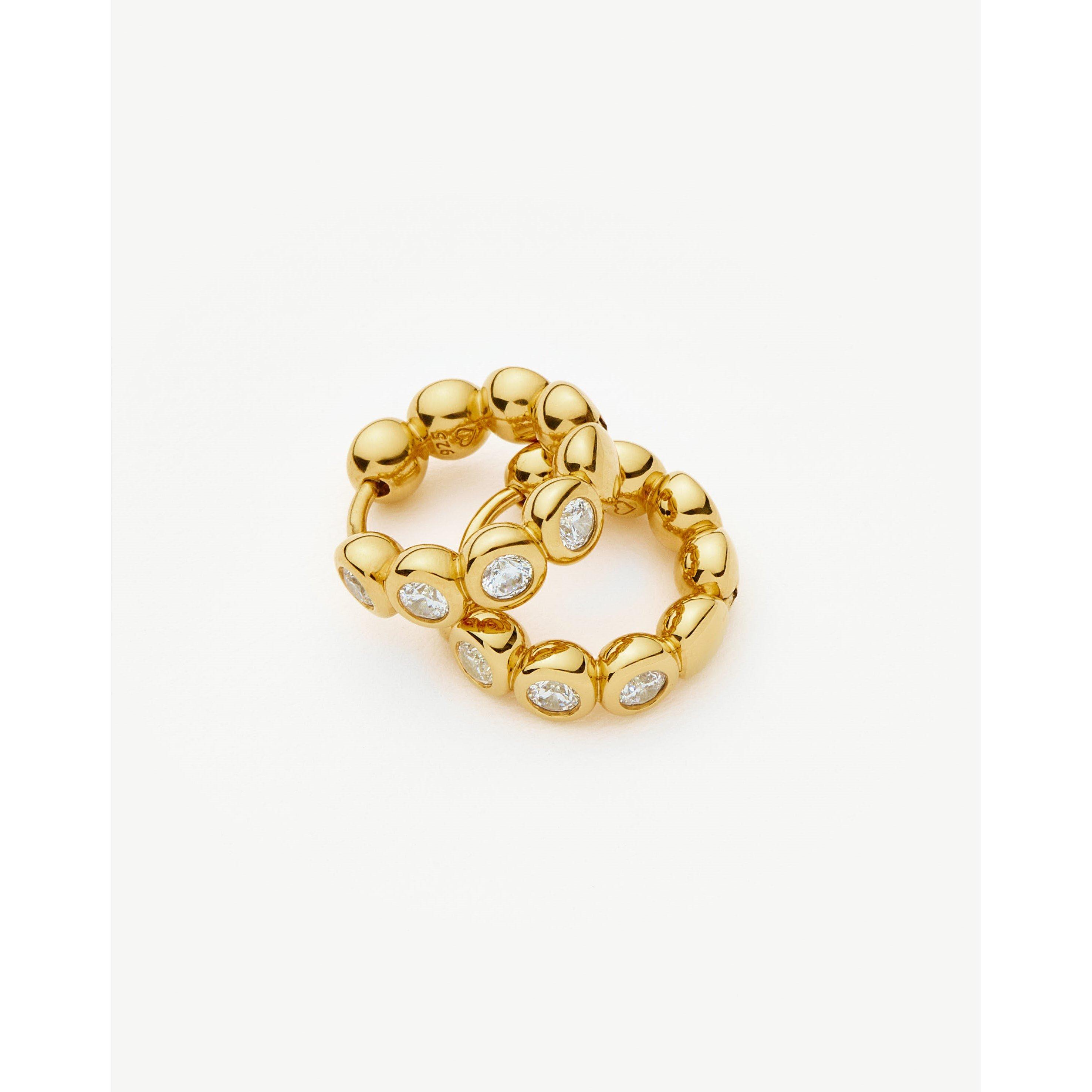 GOLD - Missoma - Tennis Hoops - 3