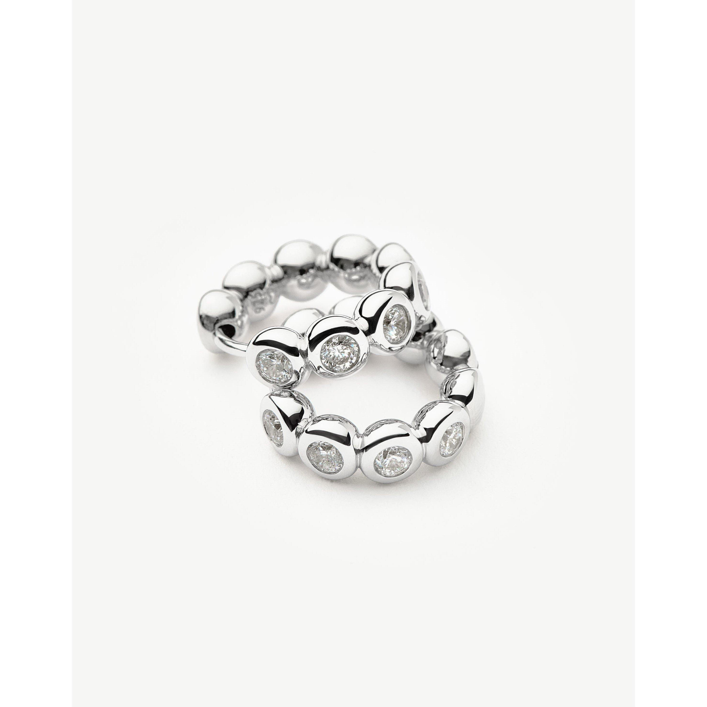 SILVER - Missoma - Tennis Hoops - 1