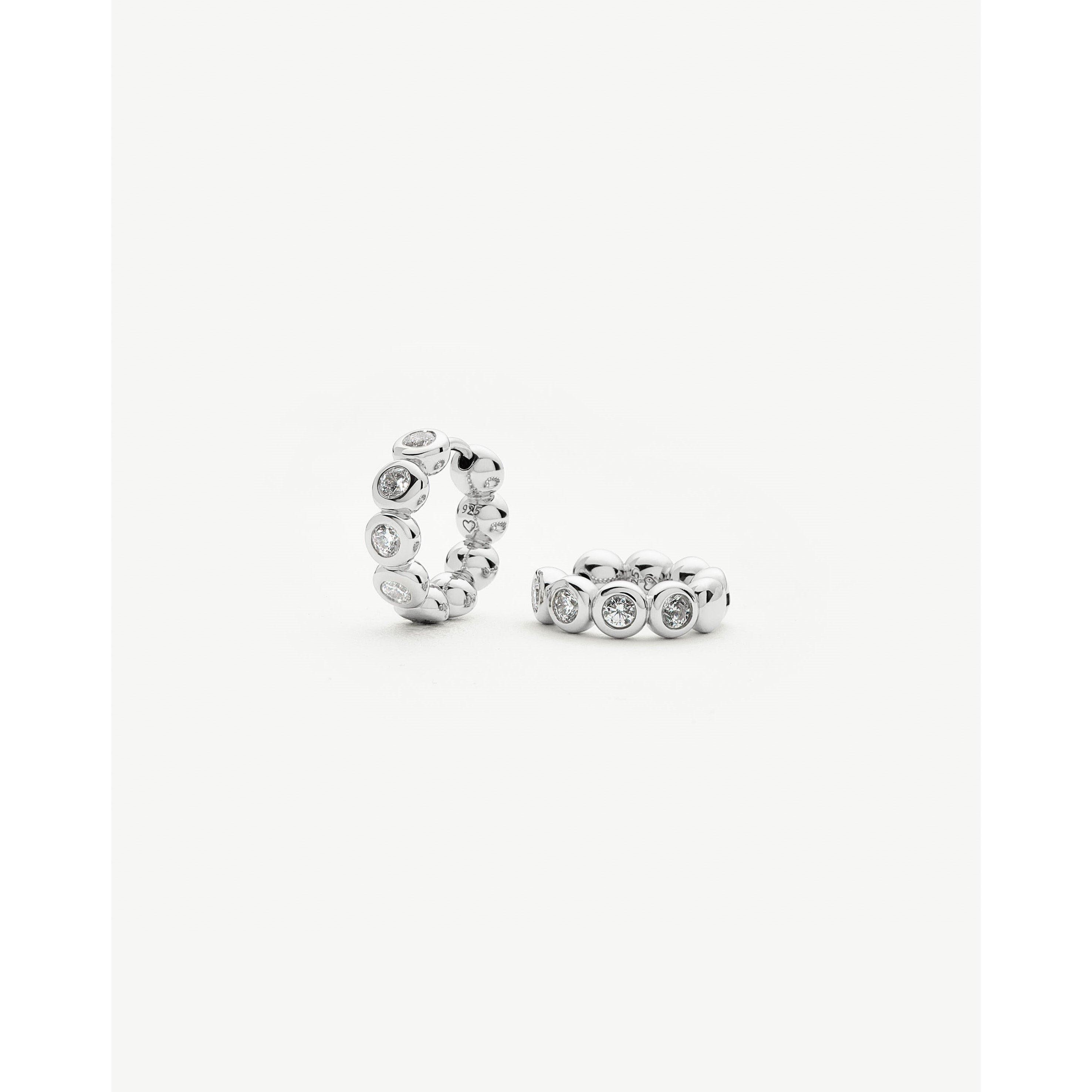 SILVER - Missoma - Tennis Hoops - 2