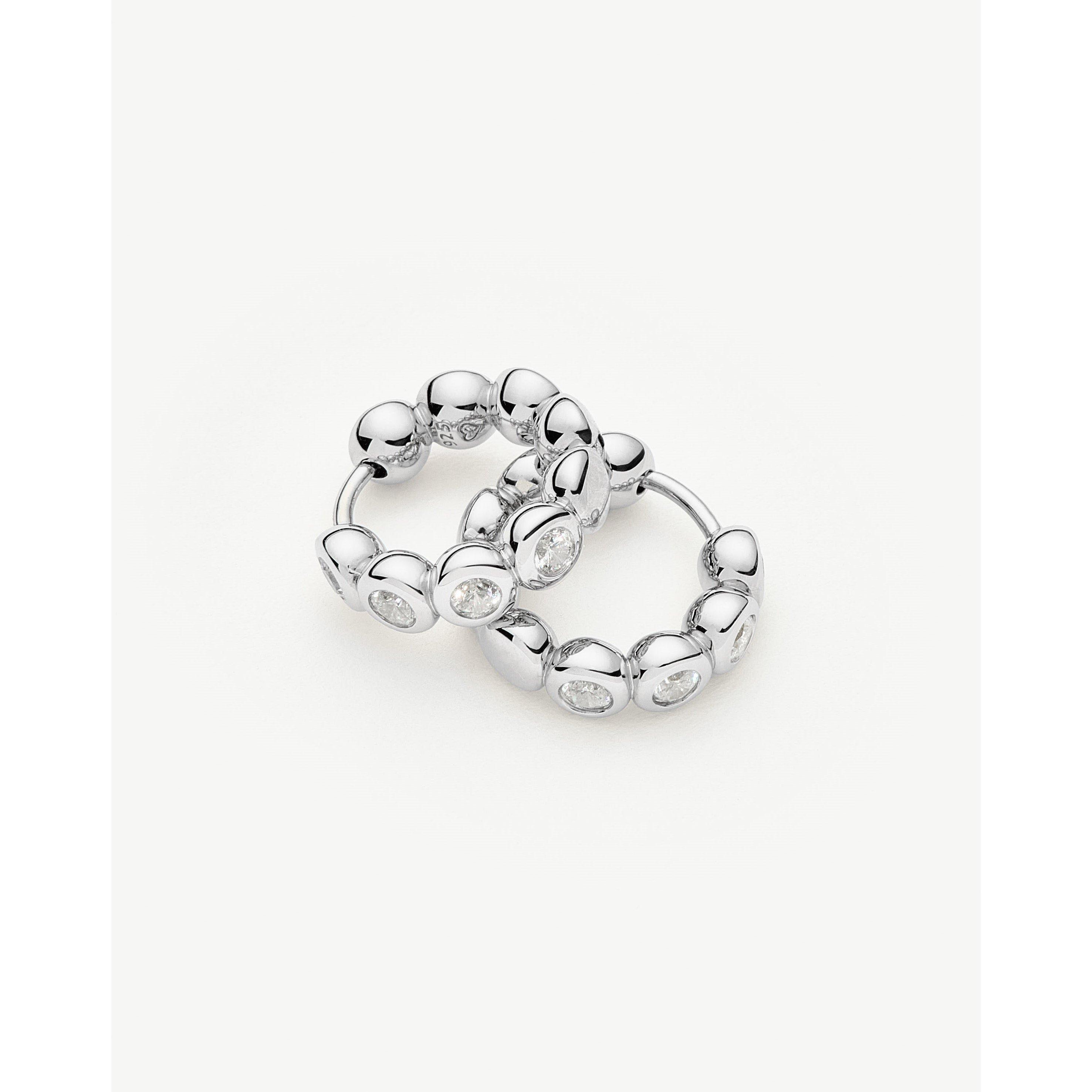 SILVER - Missoma - Tennis Hoops - 3