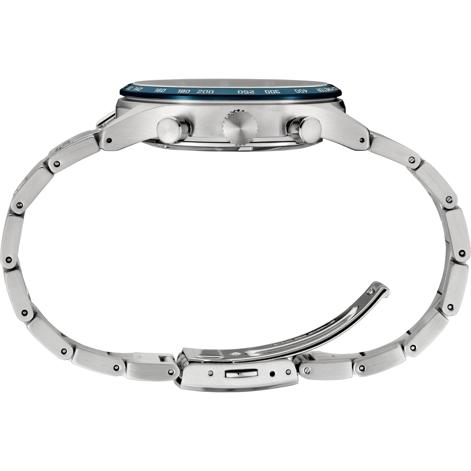 Blue/Silver - Seiko - Men's Chronograph Analogue Quartz Watch - 2