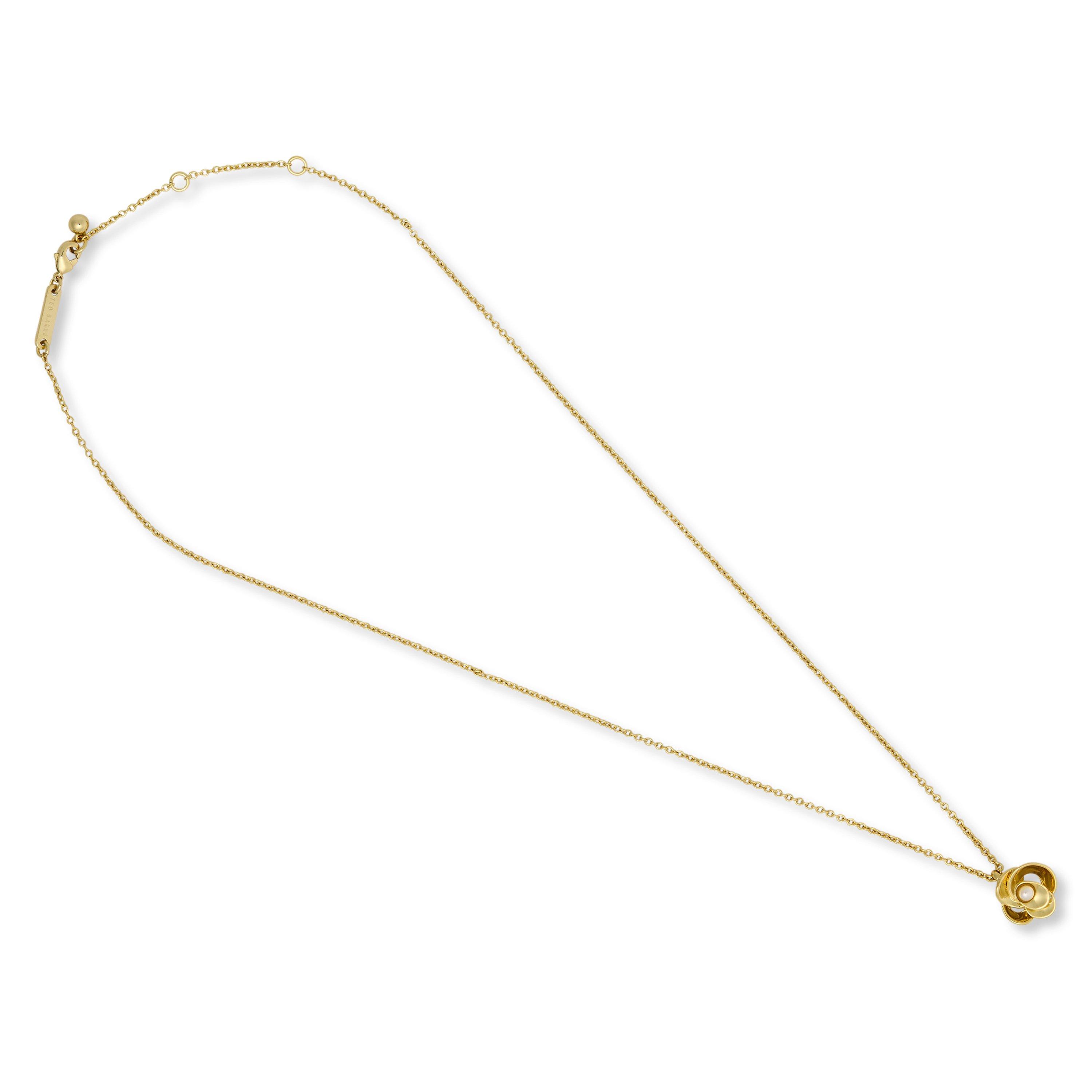GoldTone Pearl - Ted Baker - Women's Pearl Flower Pendant Necklace - 2