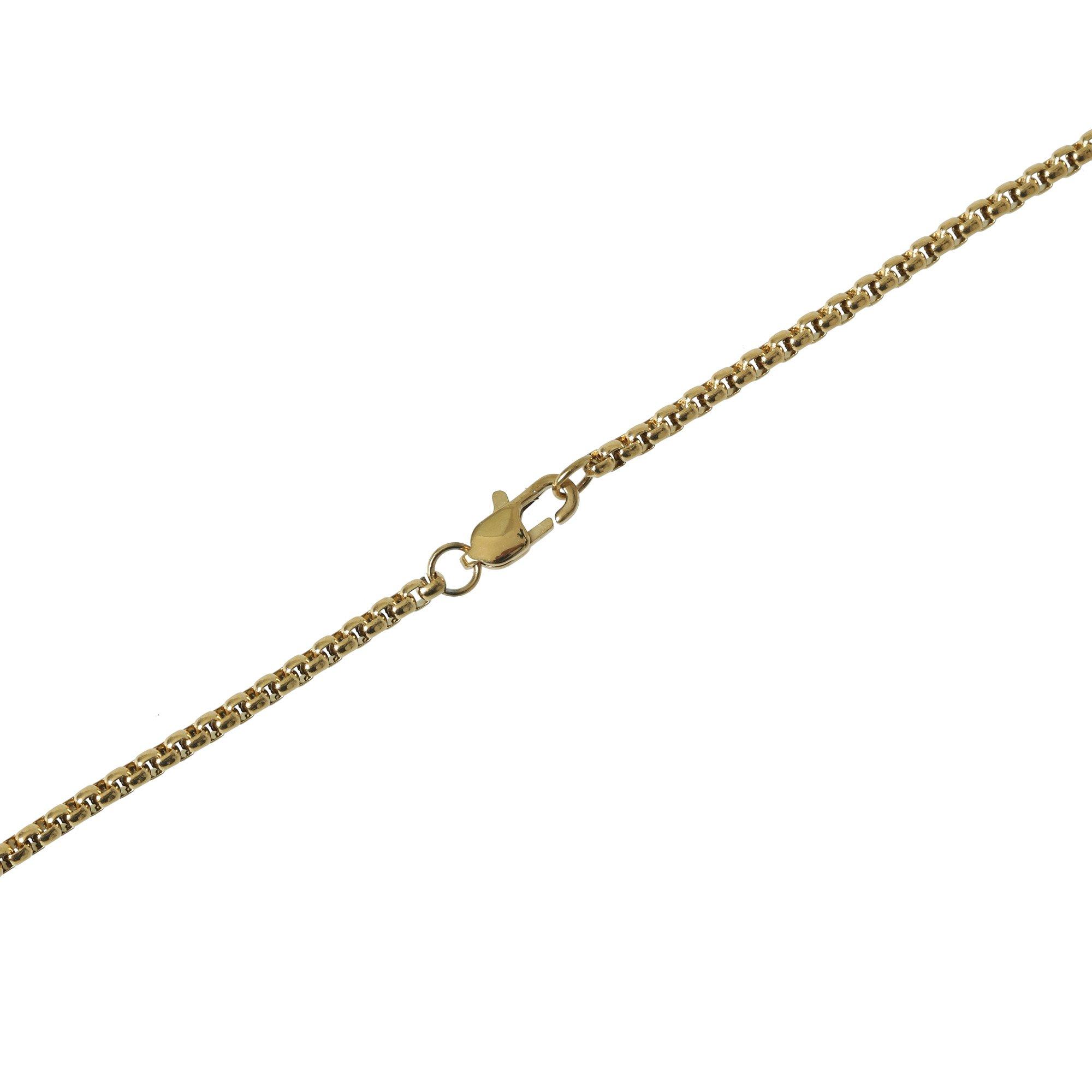 Guld - Fabric - T Bar Metal Chain Necklaces - 3