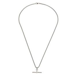 Fabric T Bar Metal Necklace