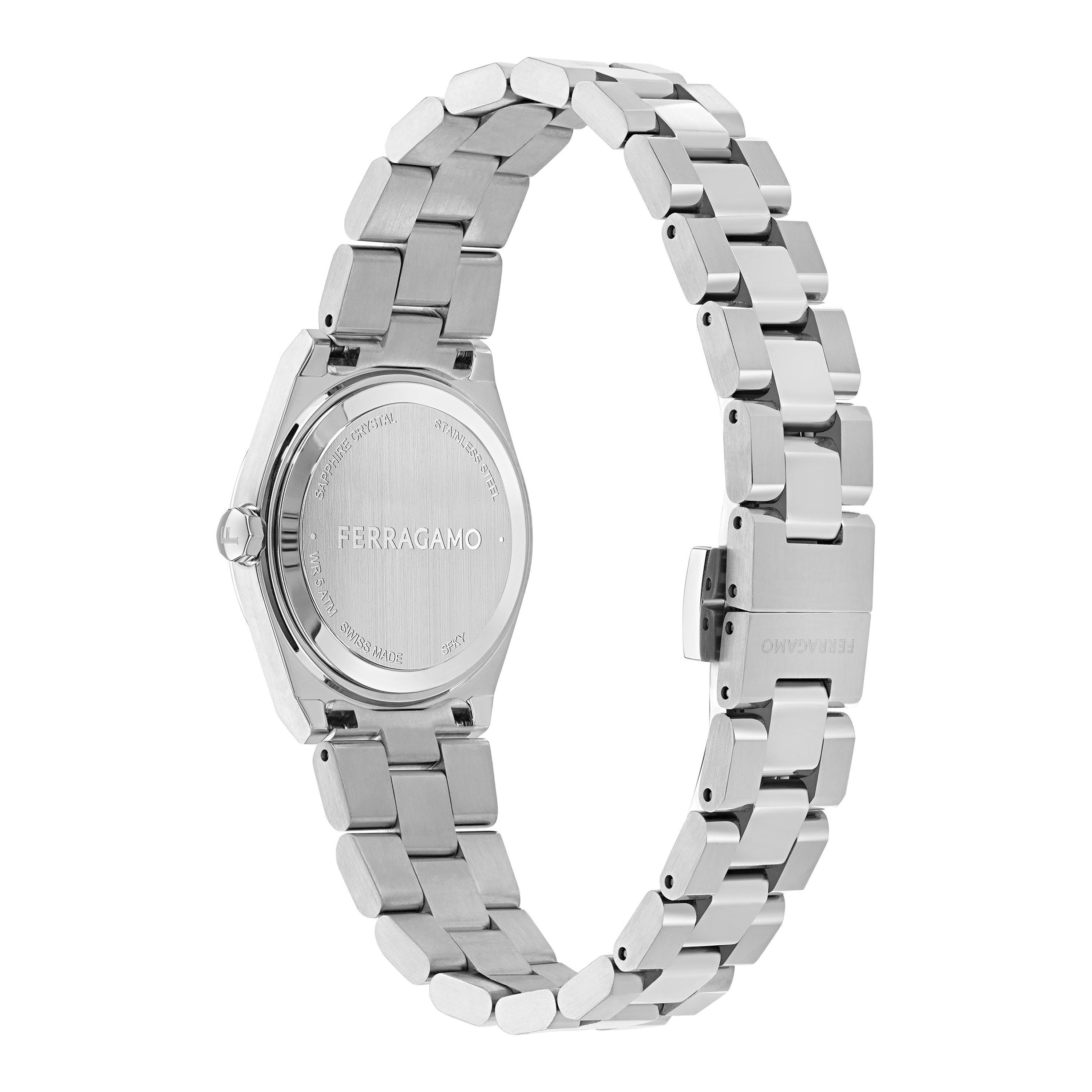 Black/Silver - Ferragamo - Vega Analogue Quartz Watch - 2