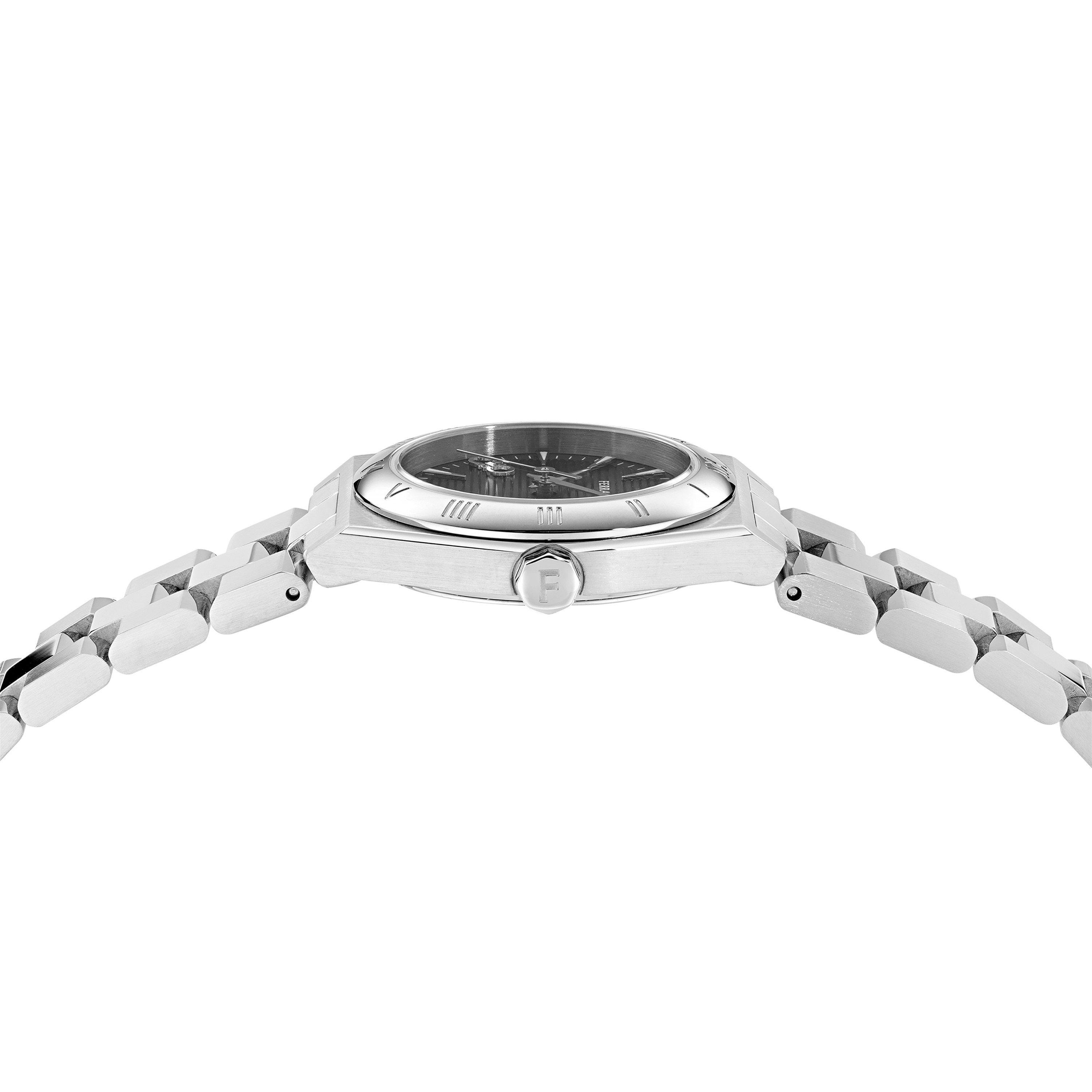 Black/Silver - Ferragamo - Vega Analogue Quartz Watch - 3