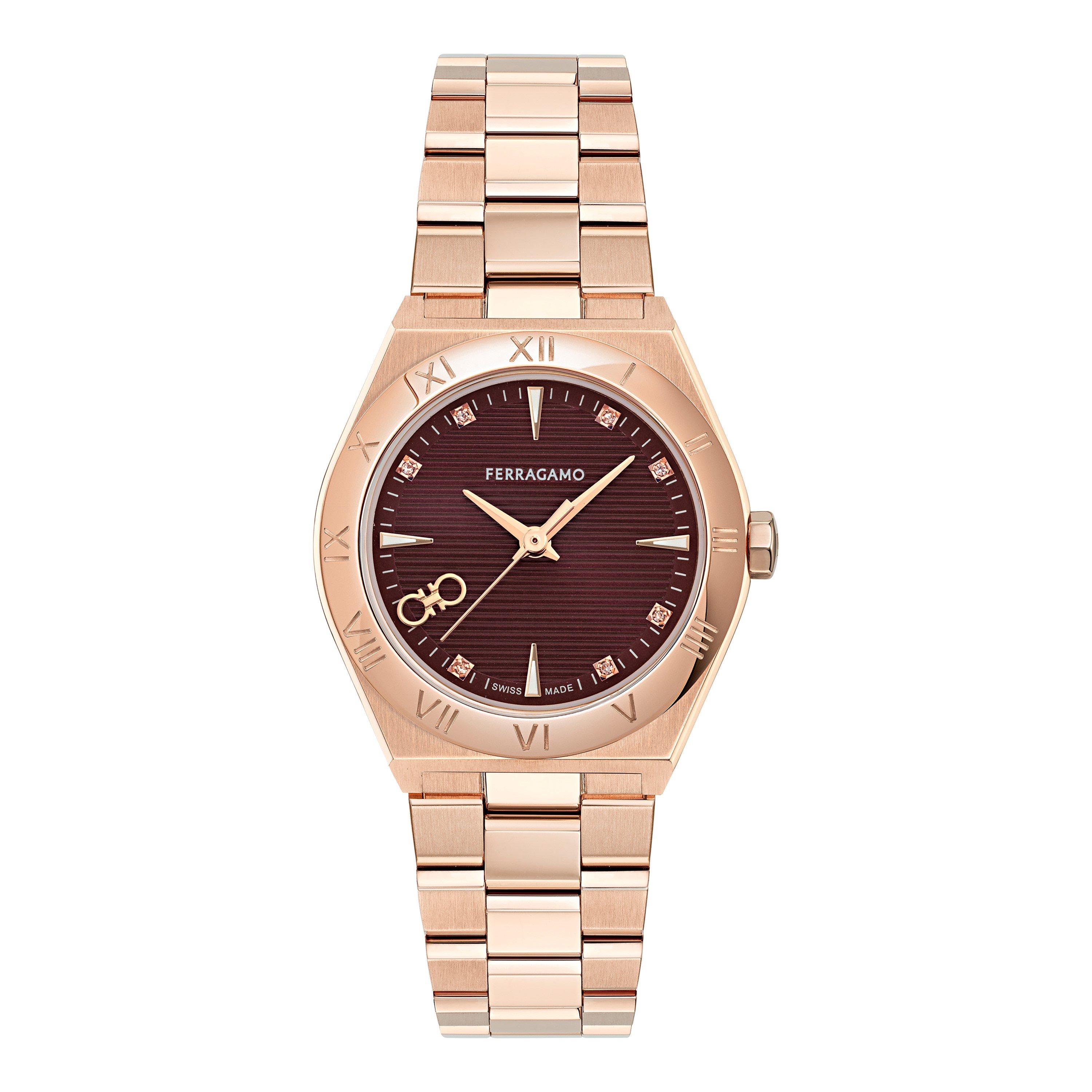 Ferragamo  Vega Analogue Quartz Watch - Red/Metallics