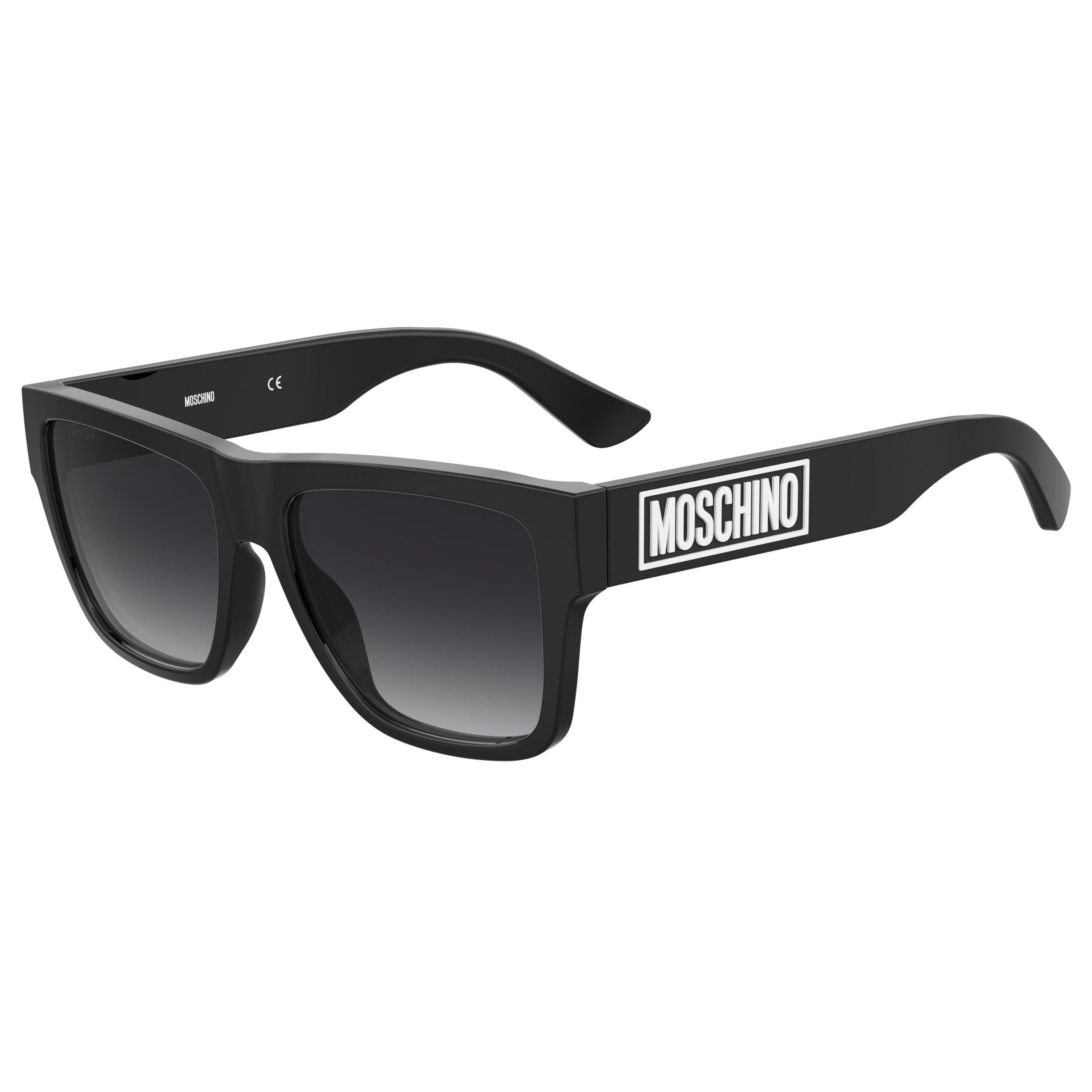 Moschino Men's Rectangle Sunglasses - White/Black