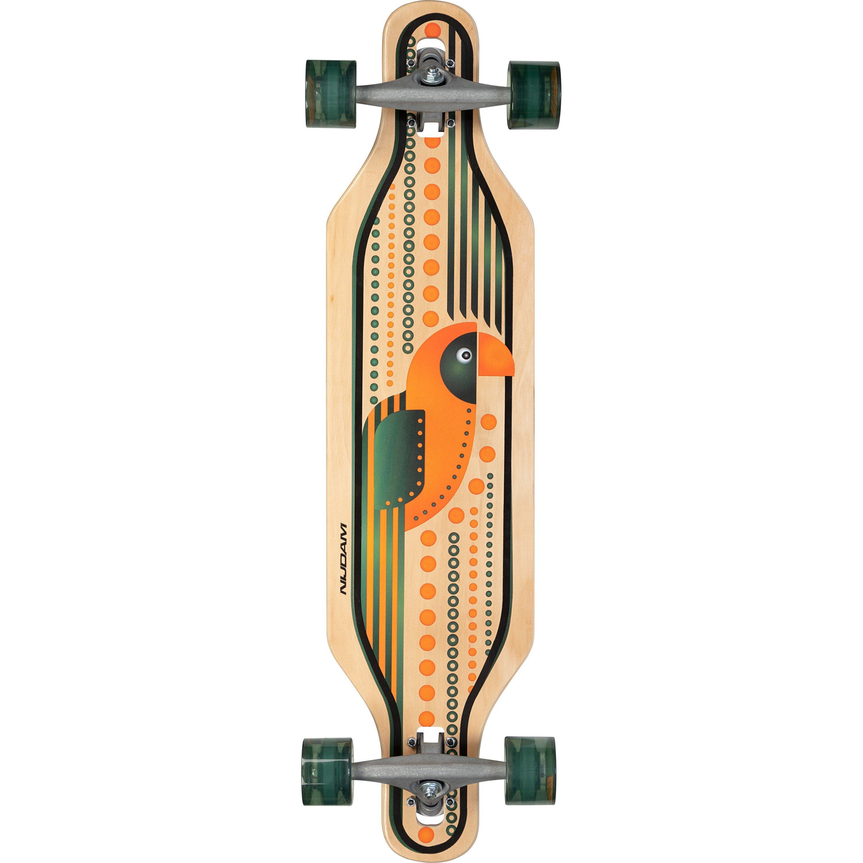 Green/Orange - Nijdam - Longboard Echo Coco 36 - 2