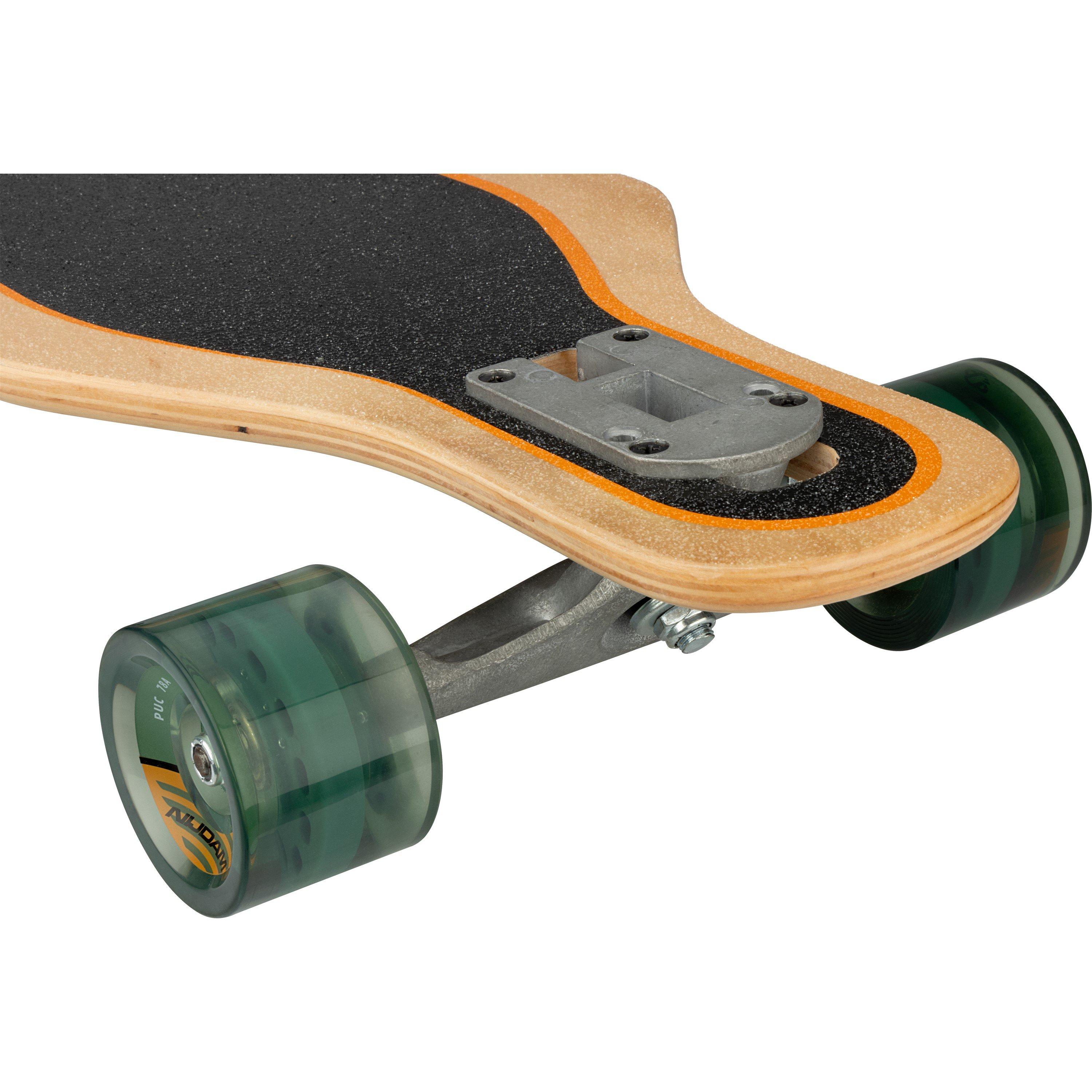 Green/Orange - Nijdam - Longboard Echo Coco 36 - 5