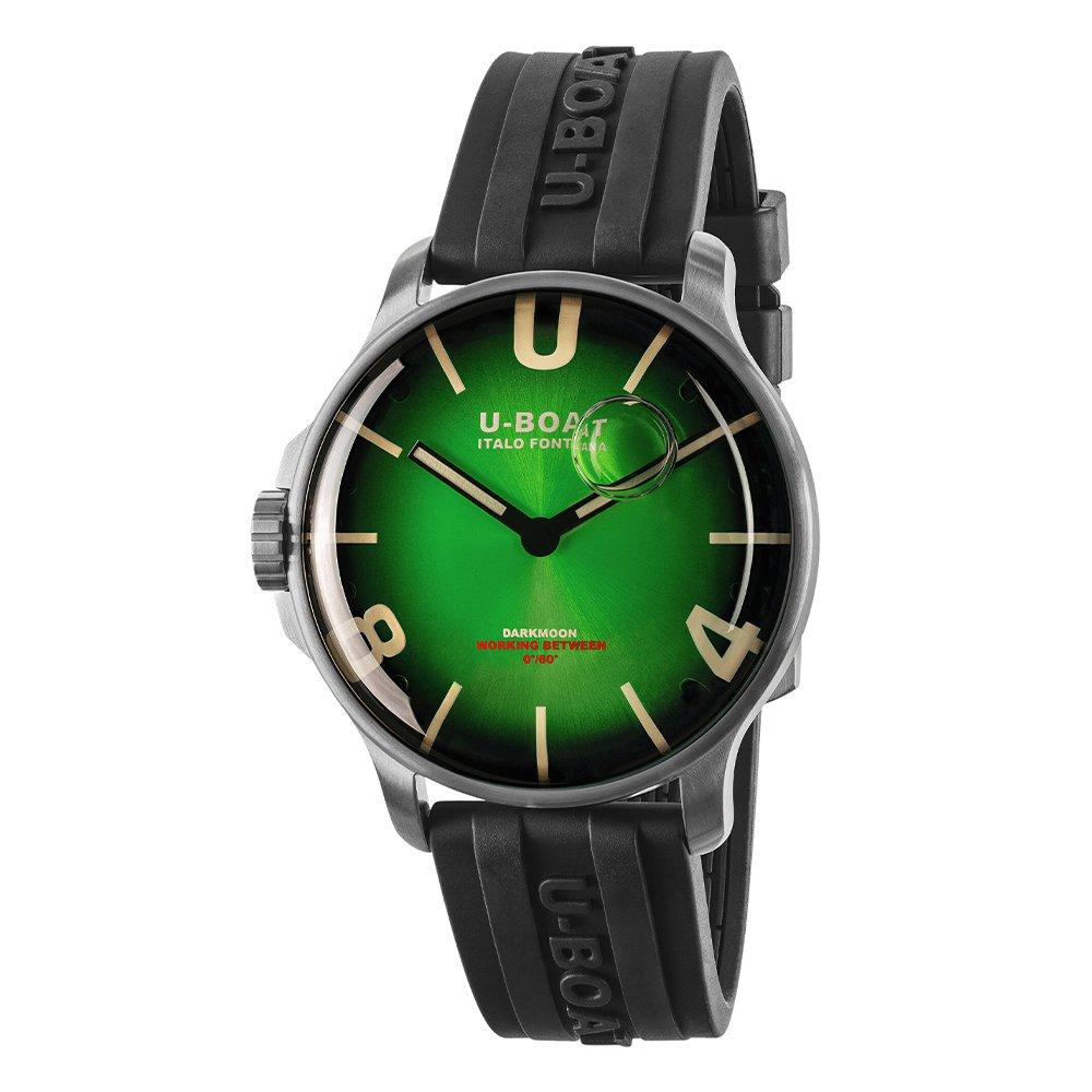 Silver / Green - U-Boat - Men's Darkmoon Analogue Quartz Watch