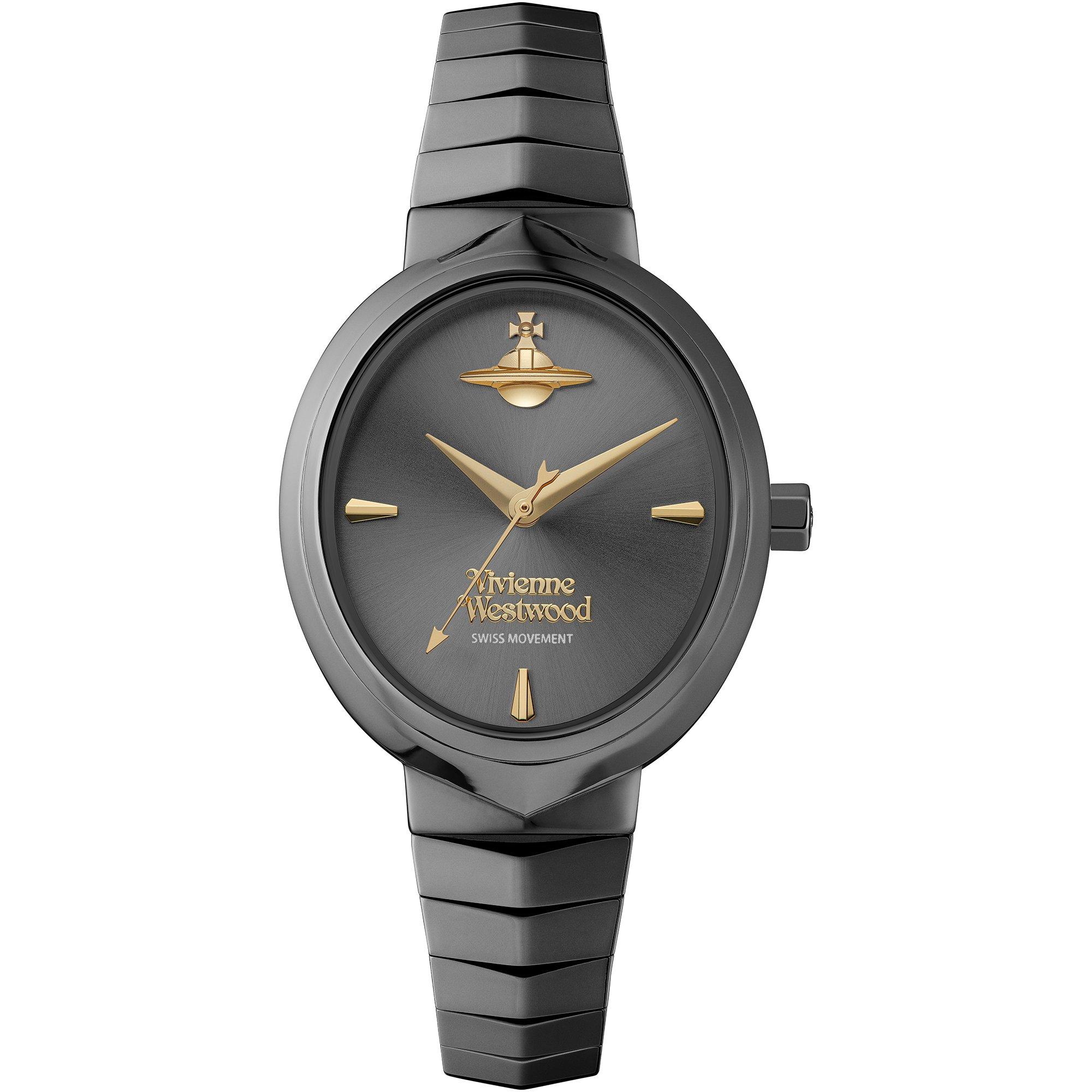 Grey/IP Gun - Vivienne Westwood - Armour Watch - 1