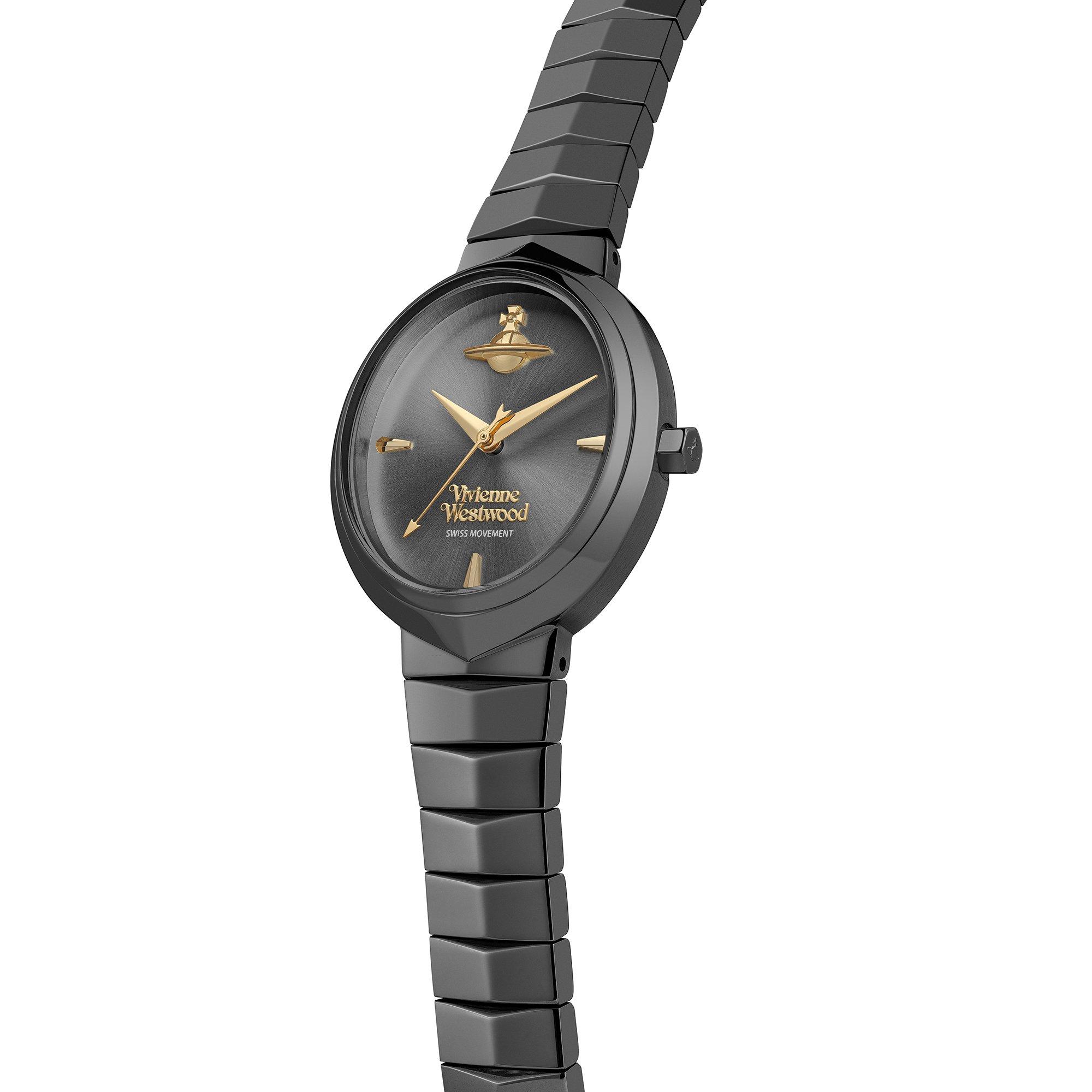 Grey/IP Gun - Vivienne Westwood - Armour Watch - 2