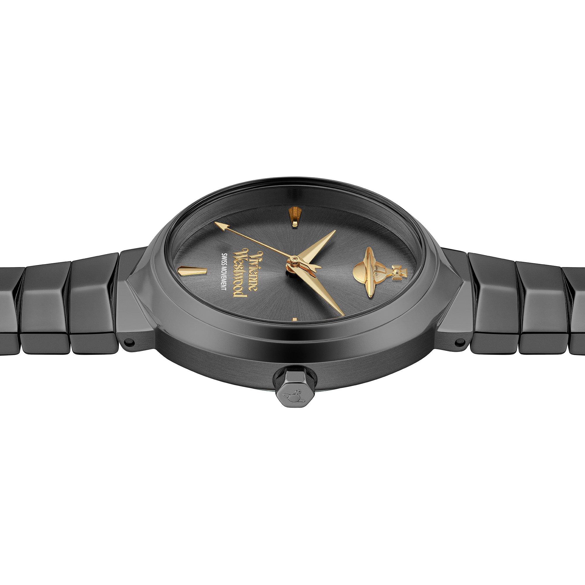 Grey/IP Gun - Vivienne Westwood - Armour Watch - 4