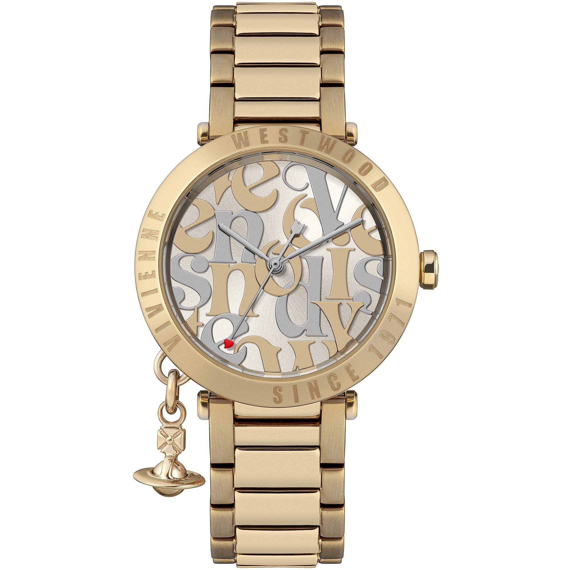 Champagne /Gold - Vivienne Westwood - Orb Logomania Watch - 1