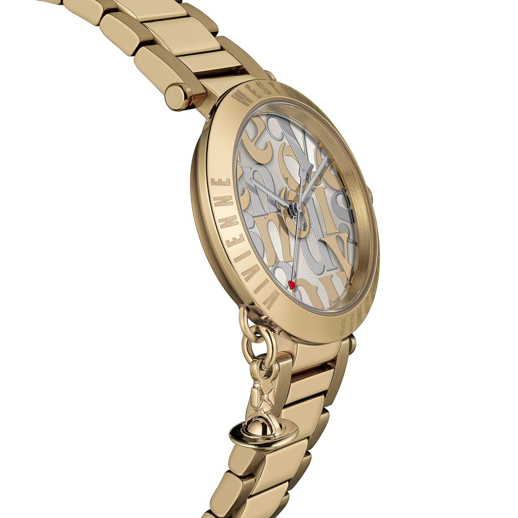 Champagne /Gold - Vivienne Westwood - Orb Logomania Watch - 4