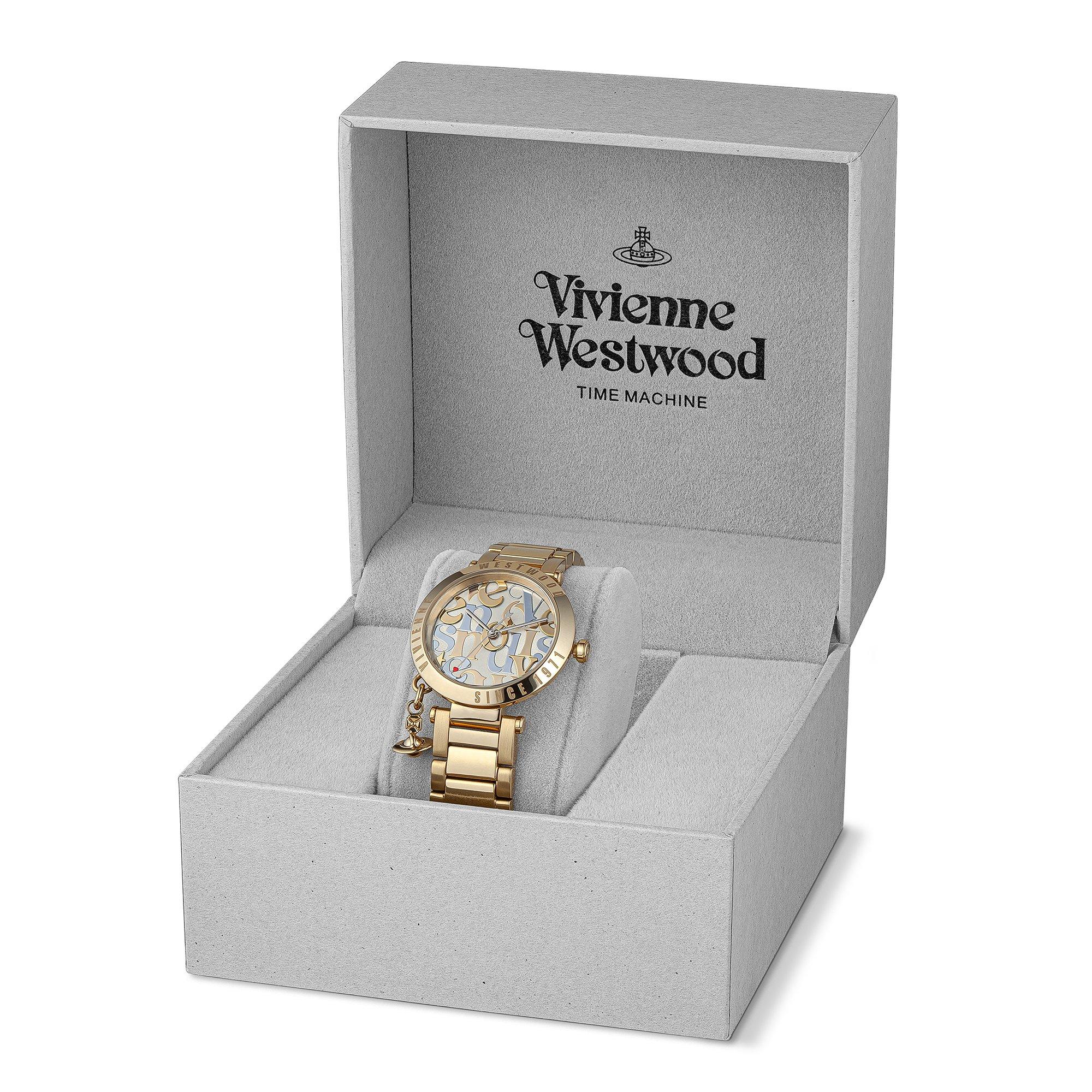 Champagne /Gold - Vivienne Westwood - Orb Logomania Watch - 6