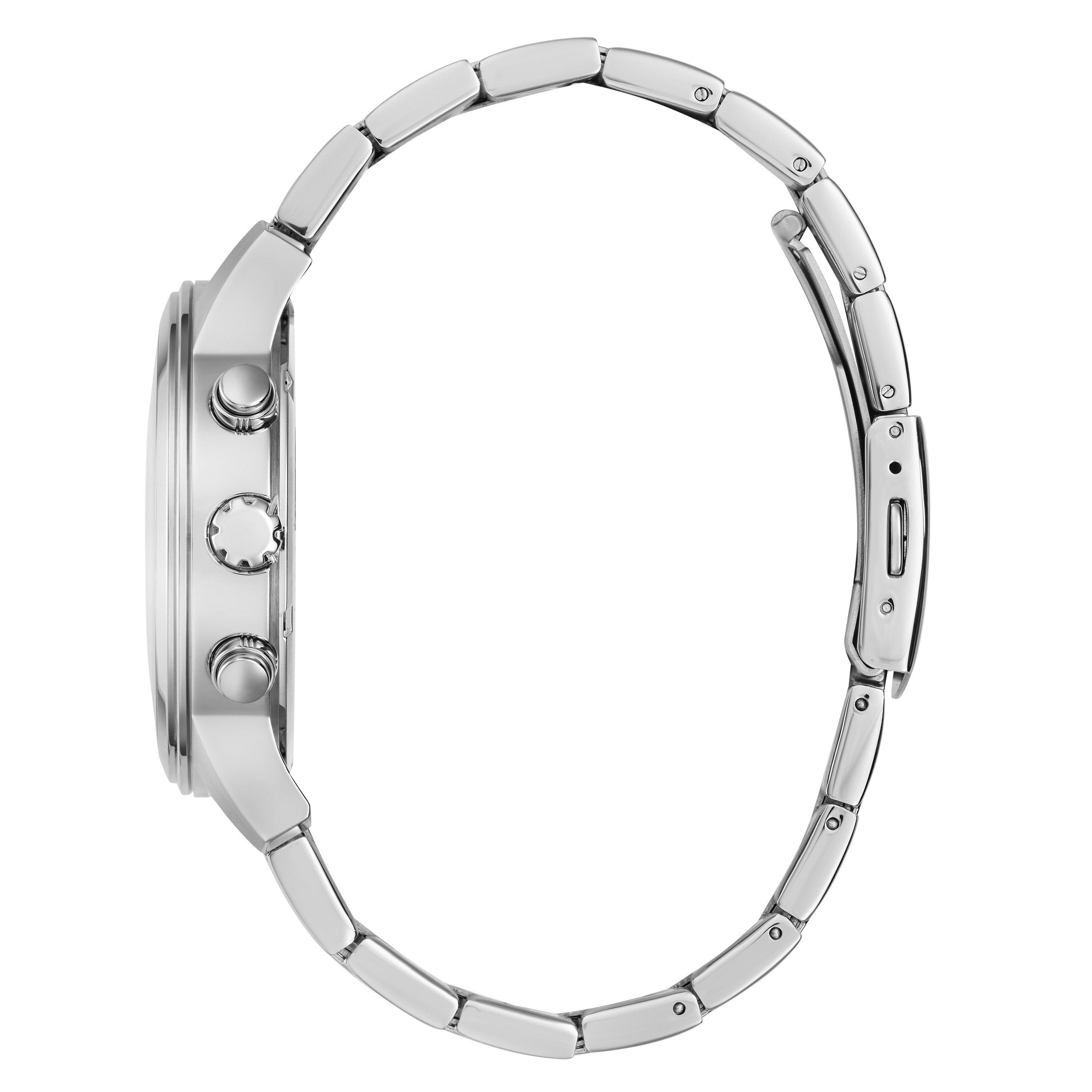 Azul/Prata - Guess - Men's Atticus Analogue Quartz Watch - 2