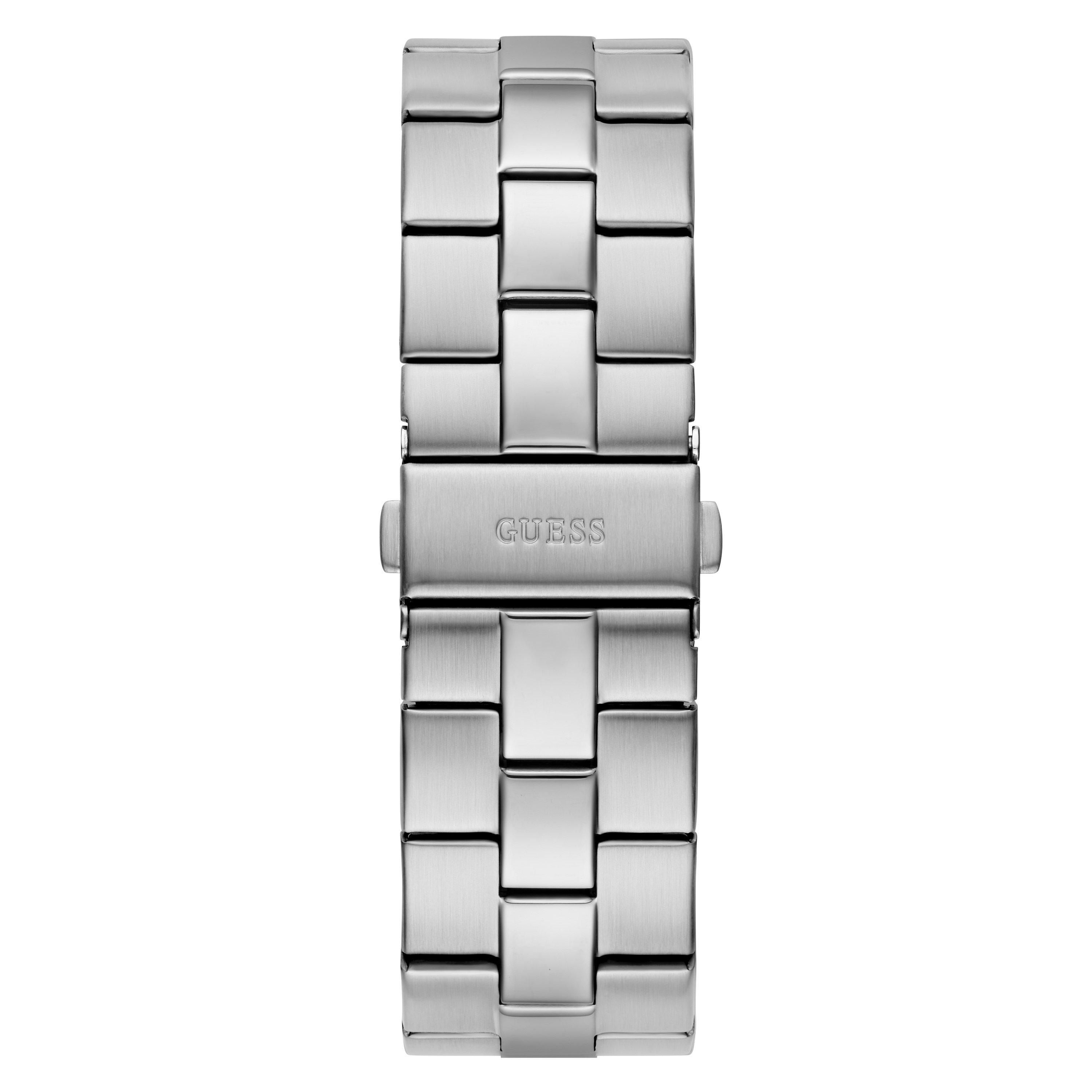 Grau/Silber - Guess - Men's Jewell Emperor Analogue Quartz Watch - 3