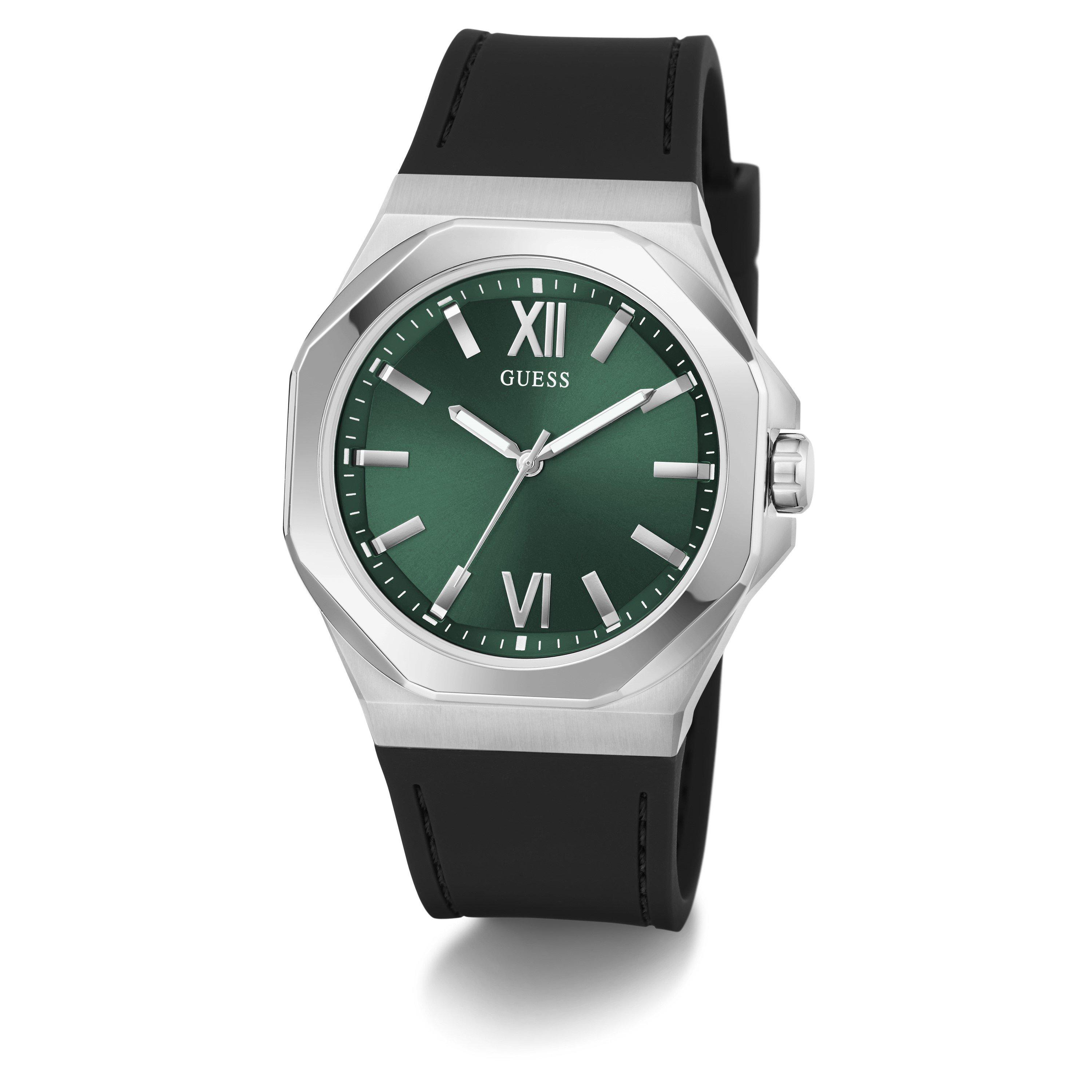 Grün/Silber - Guess - Men's Jewell Emperor Analogue Quartz Watch - 6
