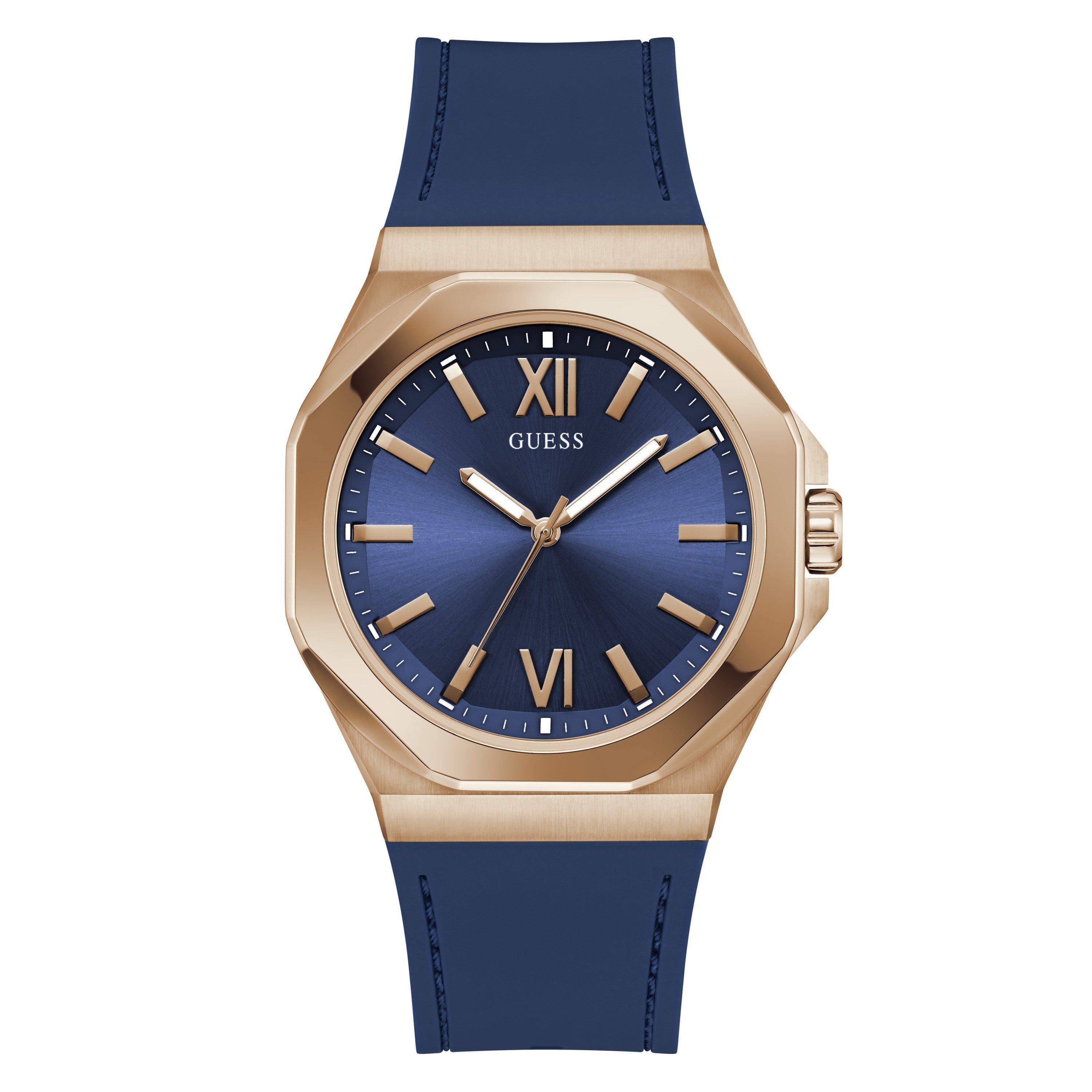 Guess Men's Jewell Emperor Analogue Quartz Watch - Blue/Metallics