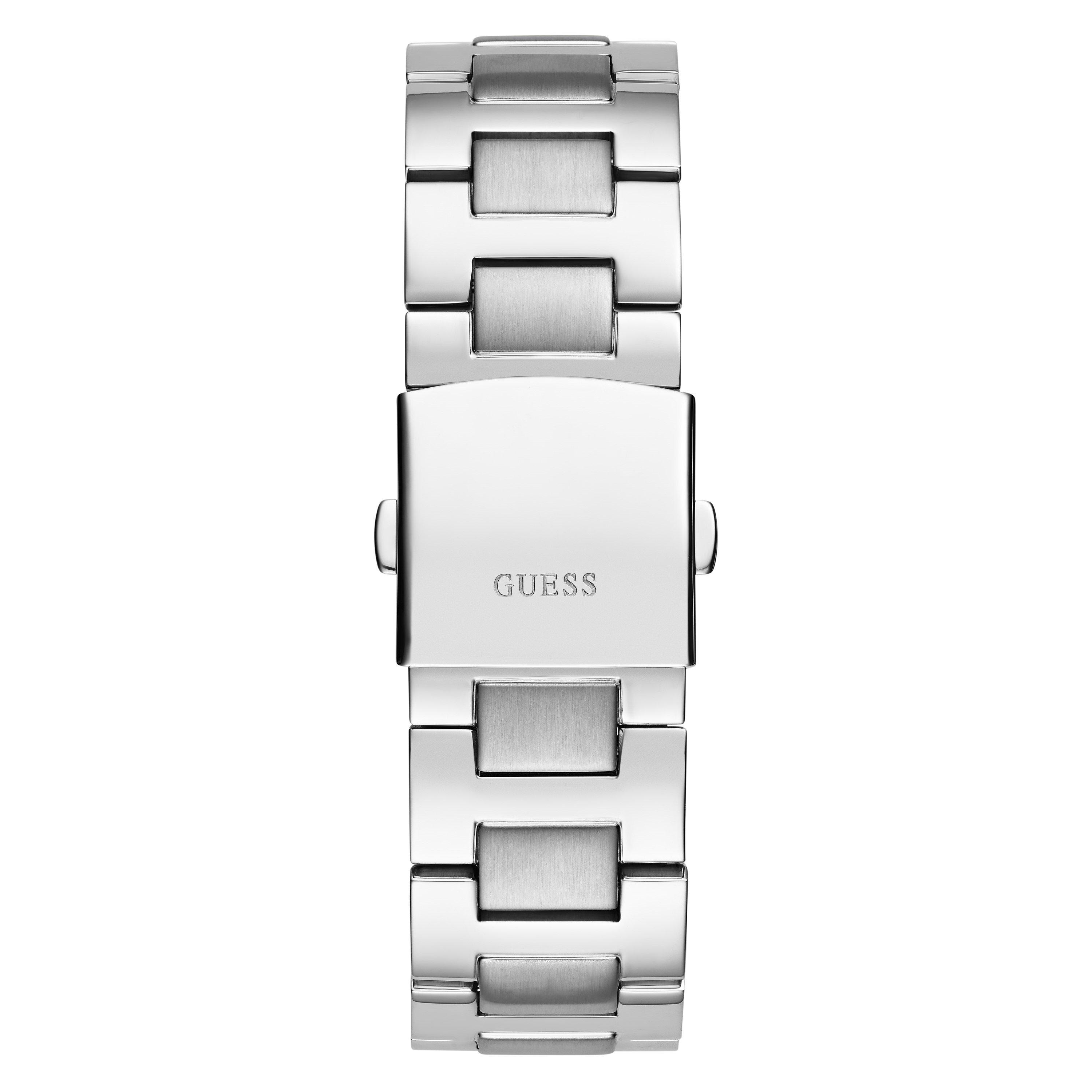 Zwart/Zilver - Guess - Men's Equity Analogue Quartz Watch - 3