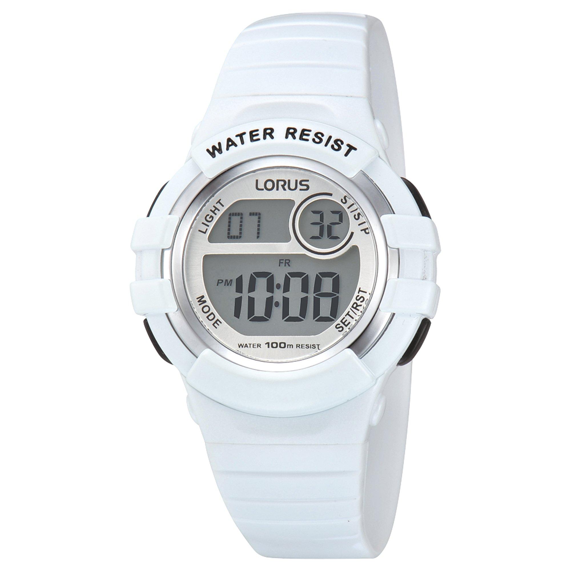 White - Lorus - Multi-Function Digital Watch - 1