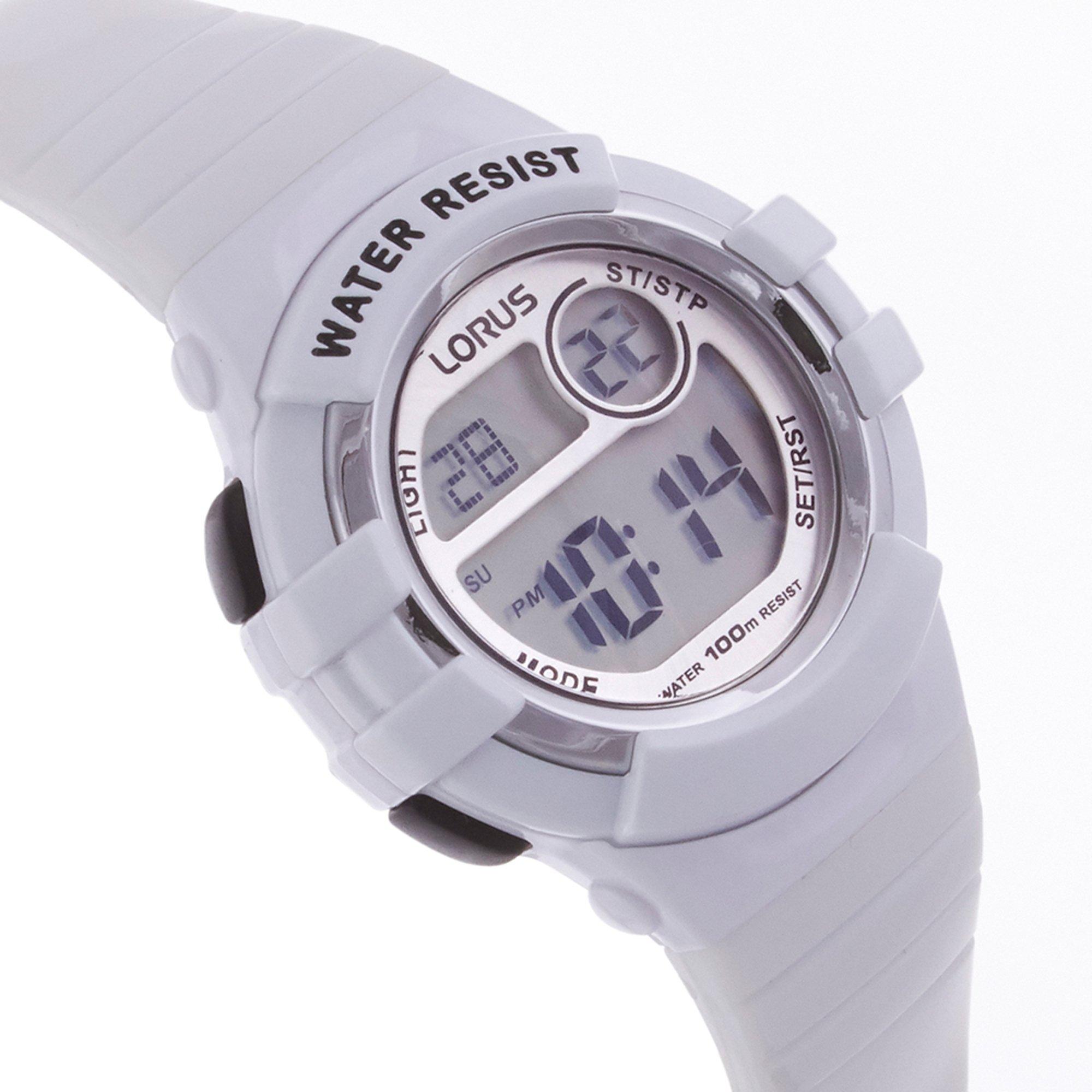 White - Lorus - Multi-Function Digital Watch - 2