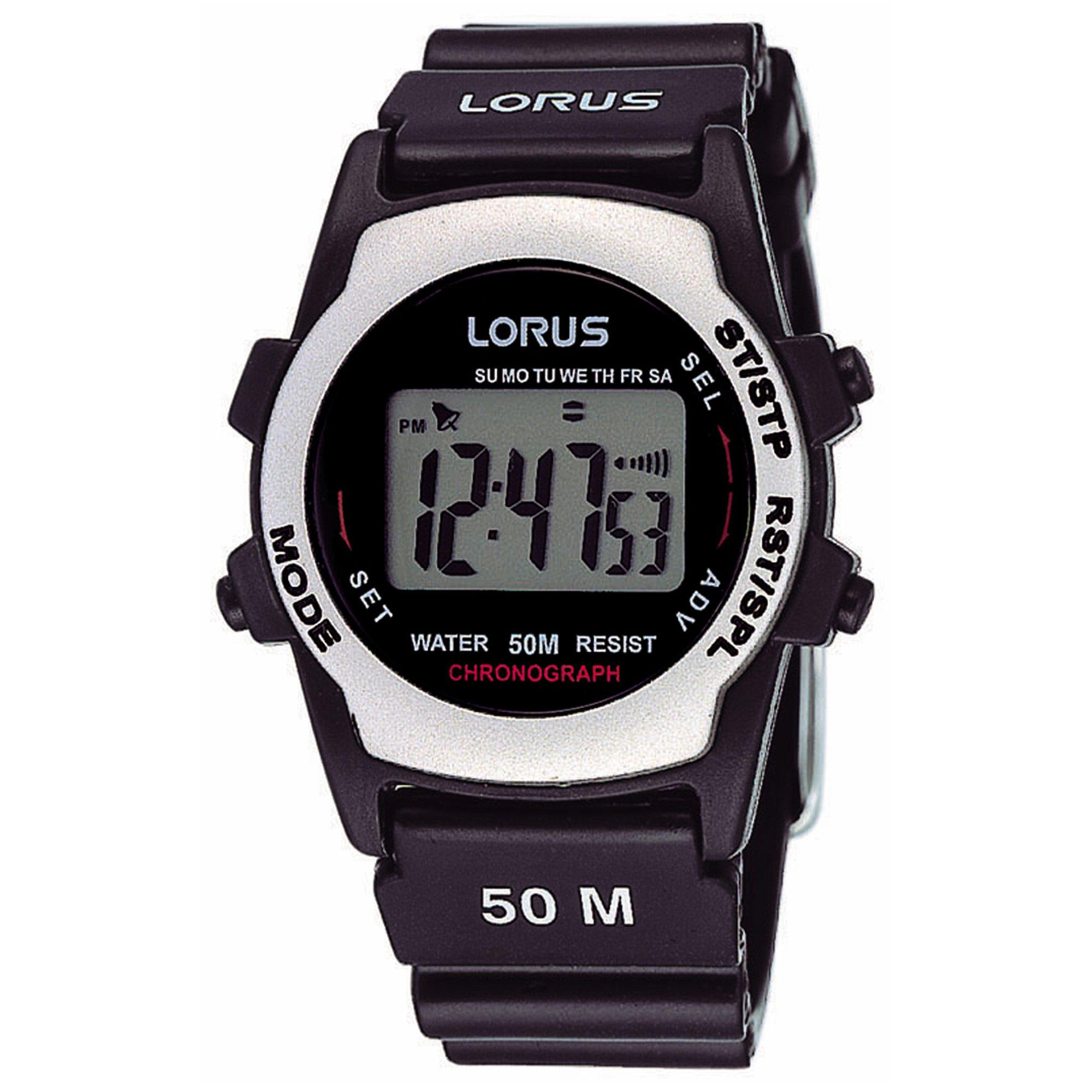 Lorus  -Function Digital Watch - Black