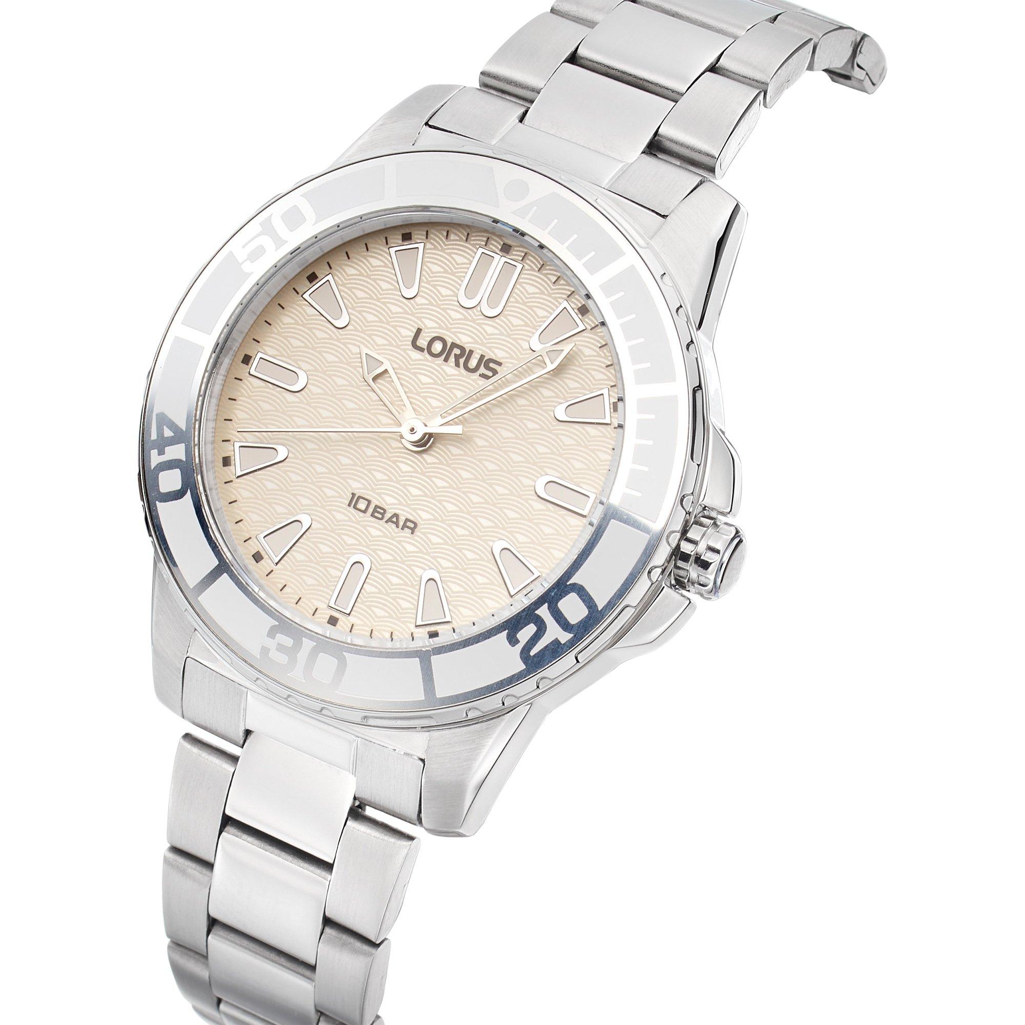 Silver - Lorus - Women's Sport Water Resistant Analogue Quartz Watch - 2