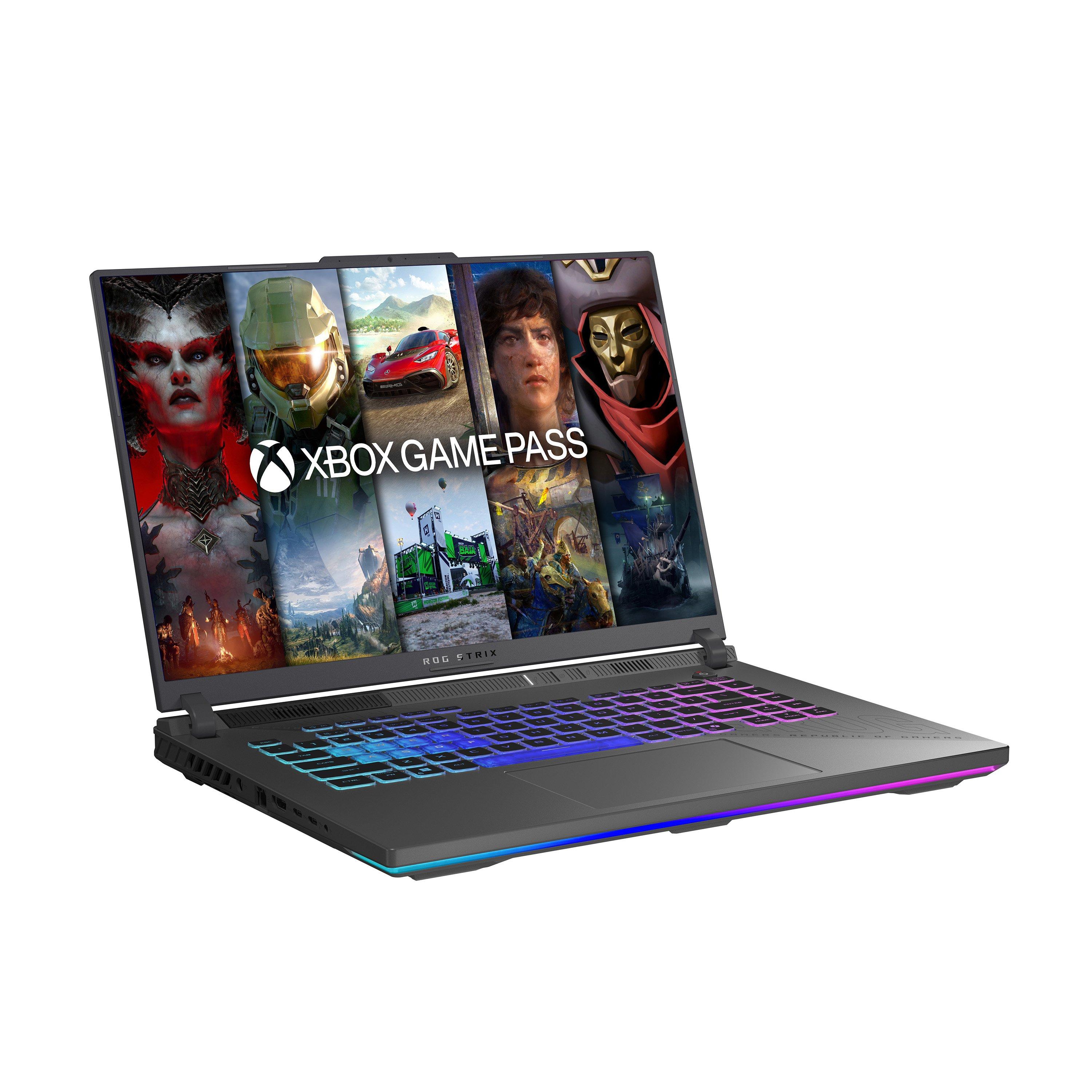 Black - ASUS - ASUS ROG Strix G16 16 FHD+ 165Hz Gaming Laptop - Ryzen 9 8940HX 16GB RAM 1TB SSD RTX 5080 - 4