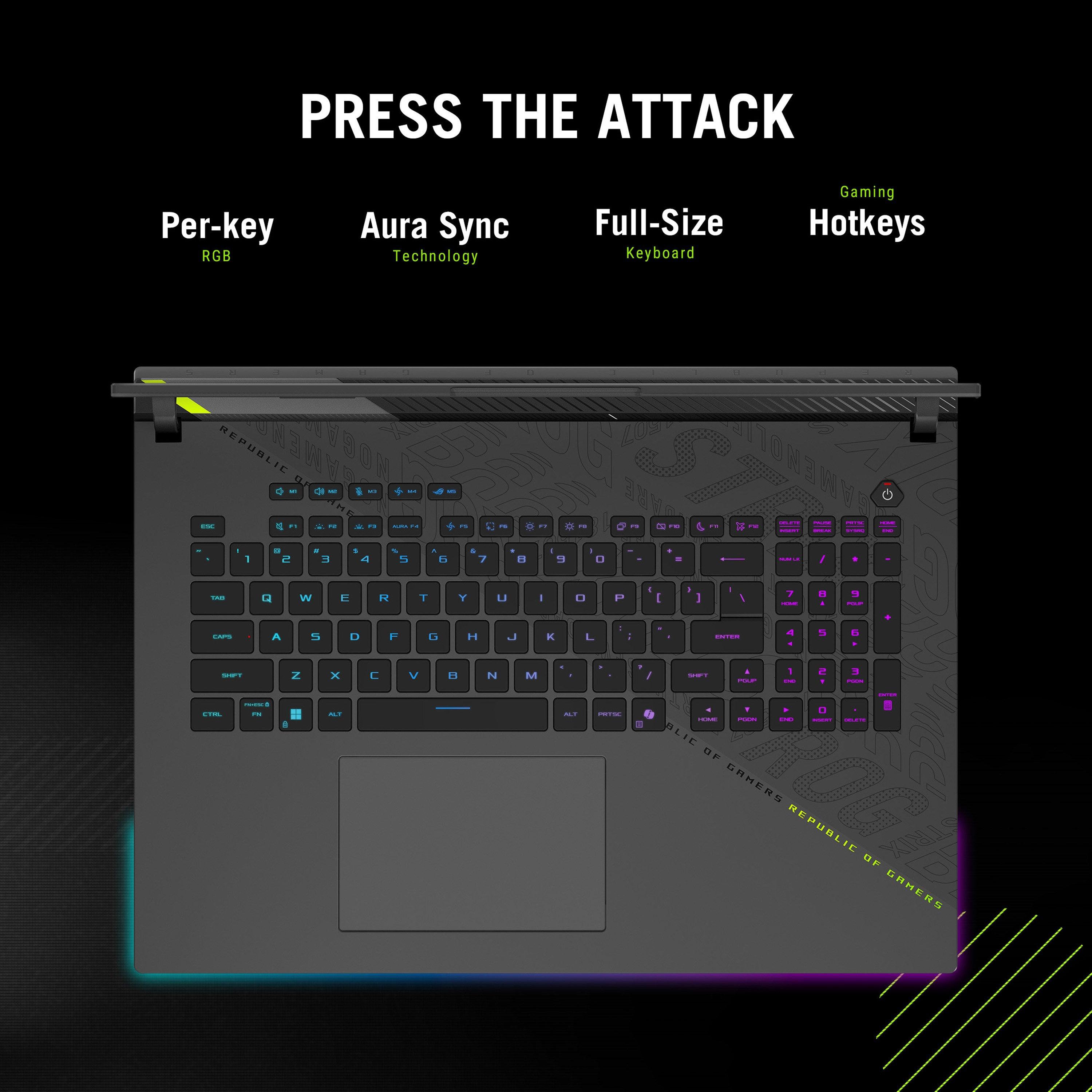 Black - ASUS - ASUS ROG Strix G18 18 2.5K 300Hz Gaming Laptop - Ultra 9 290HX Plus 32GB RAM 1TB SSD RTX 5070 Ti - 7