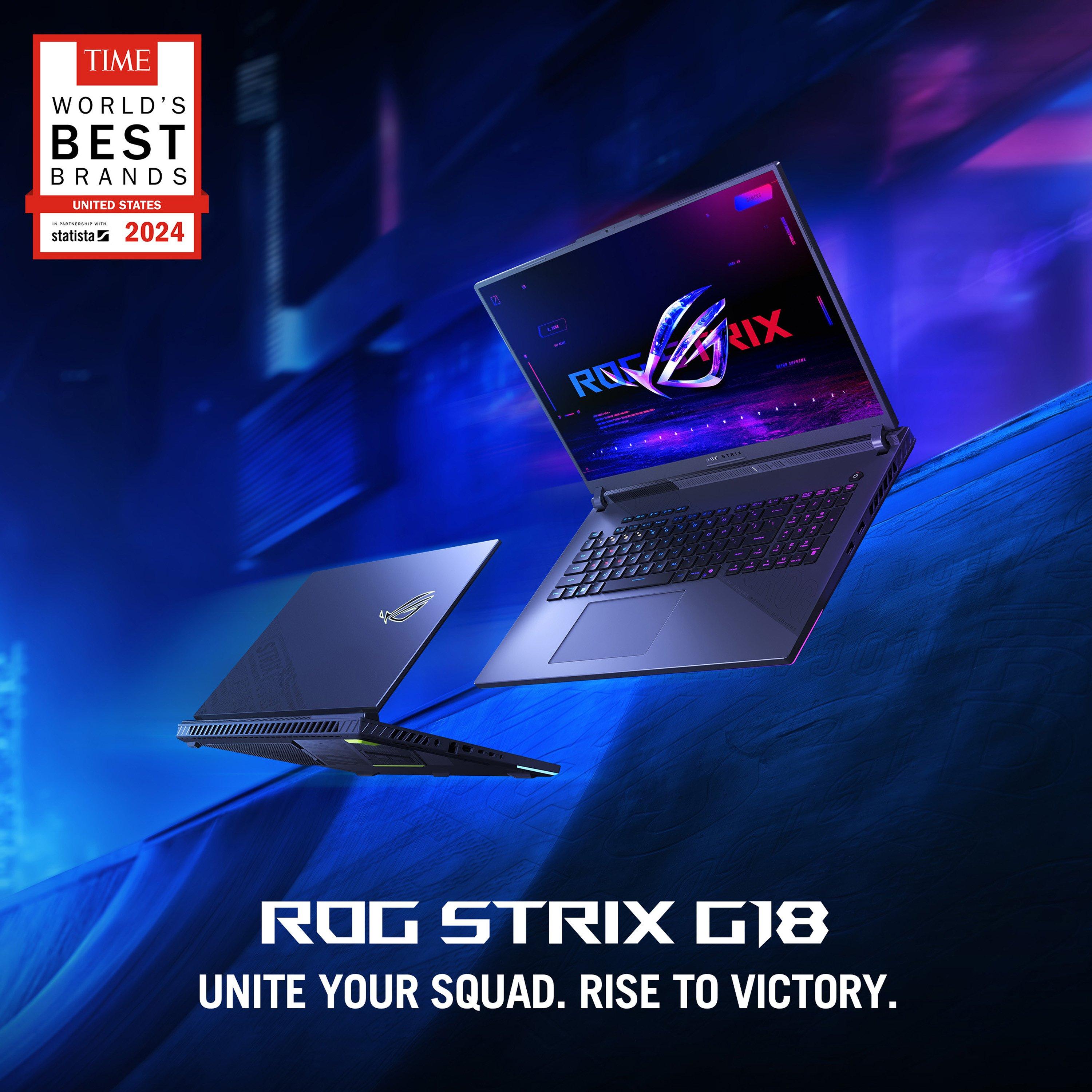 Black - ASUS - ASUS ROG Strix G18 18 2.5K 300Hz Gaming Laptop - Ultra 9 290HX Plus 32GB RAM 1TB SSD RTX 5070 Ti - 10
