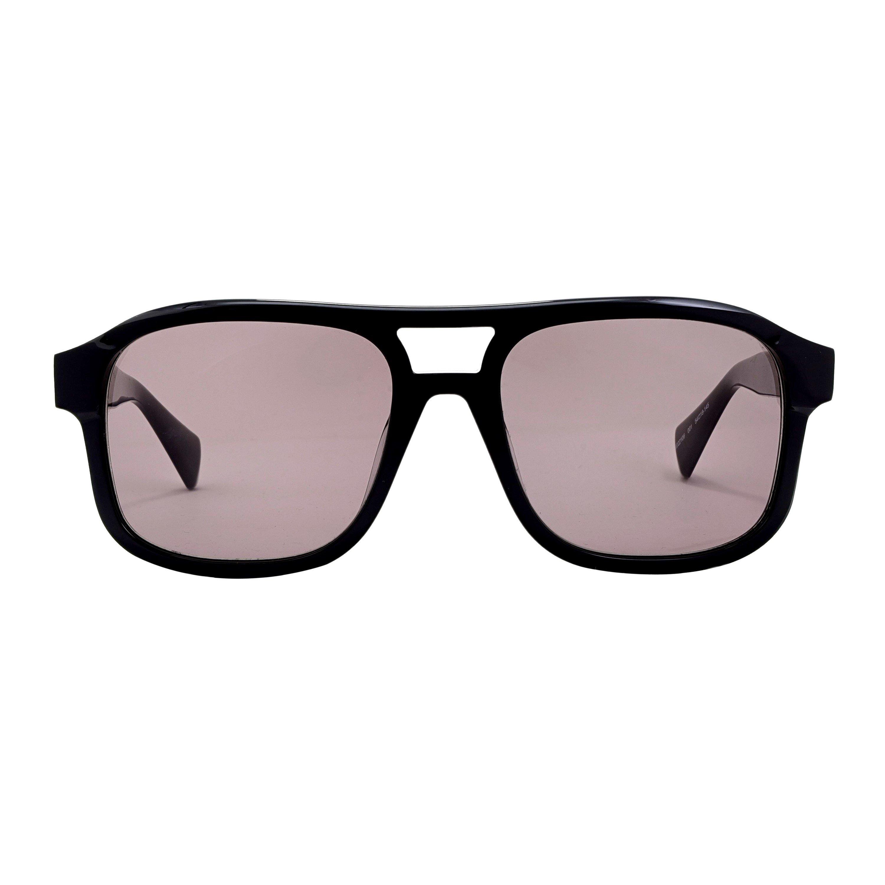 Black - AllSaints - Men's Metal UV Protection Aviator Sunglasses - 1