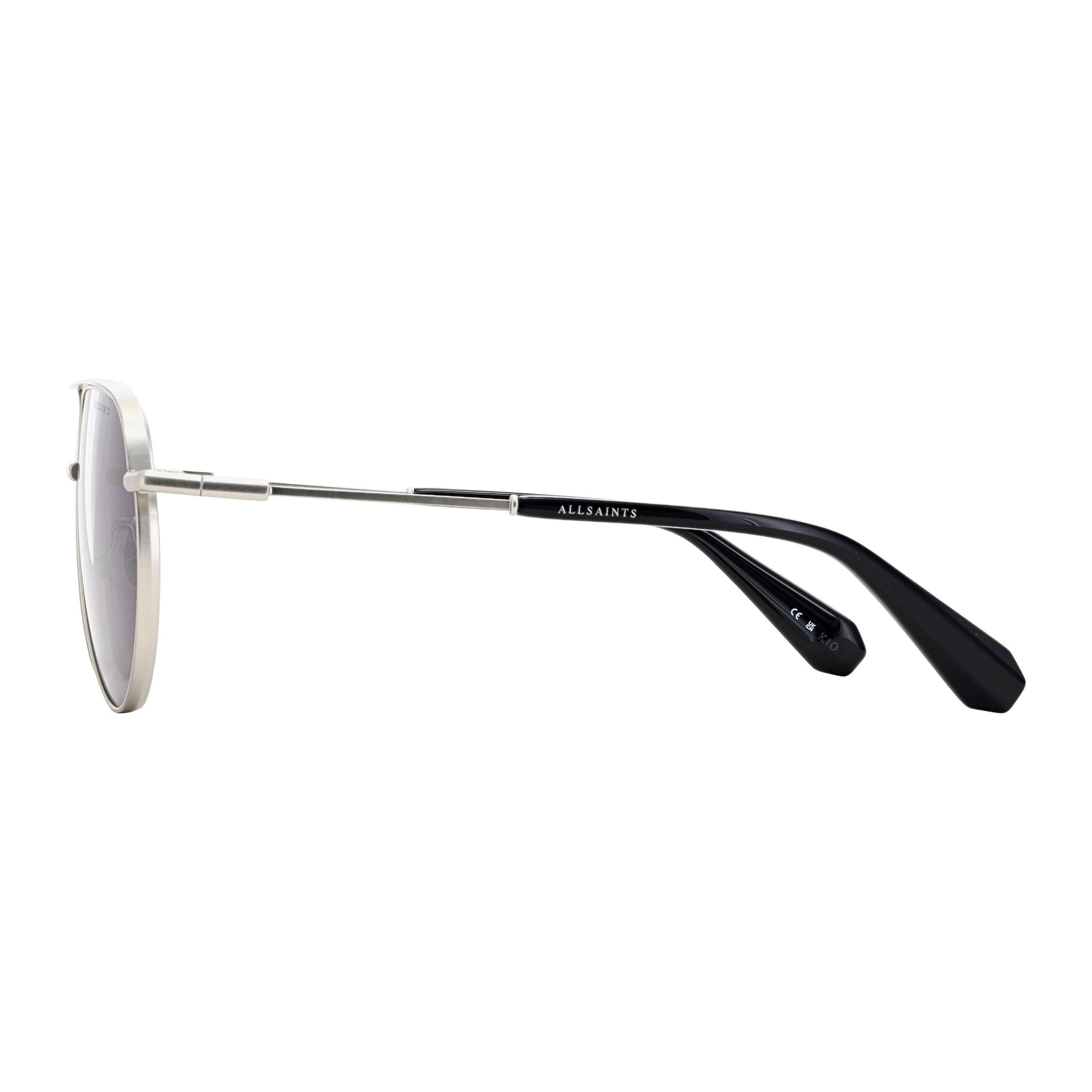 Silver - AllSaints - Men's Aviator Sunglasses - 3