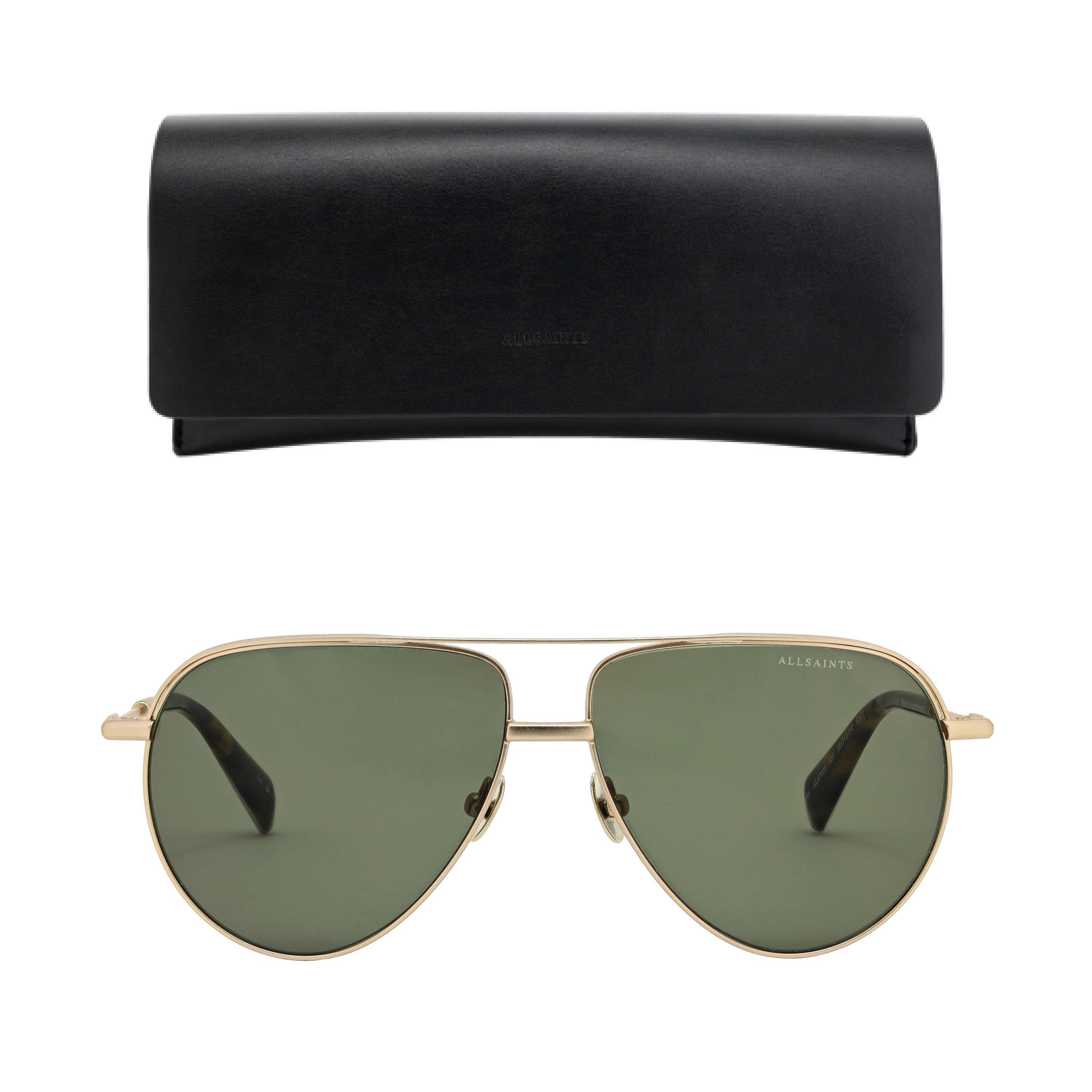 Warm Brass - AllSaints - Men's Aviator Sunglasses - 4