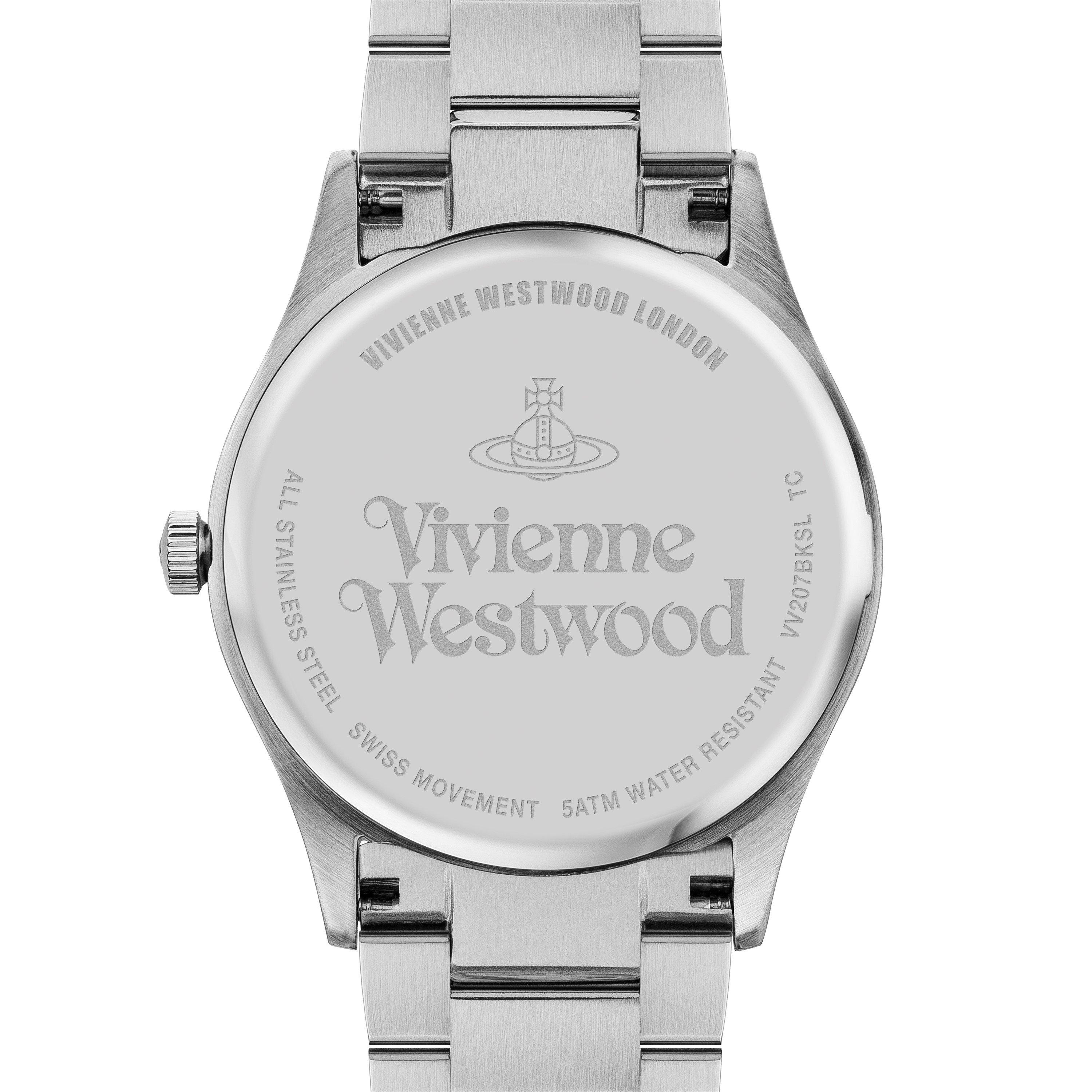 Black/Silver - Vivienne Westwood - Cranbourne 40mm Stainless Steel Swiss Quartz Analogue Watch - 3