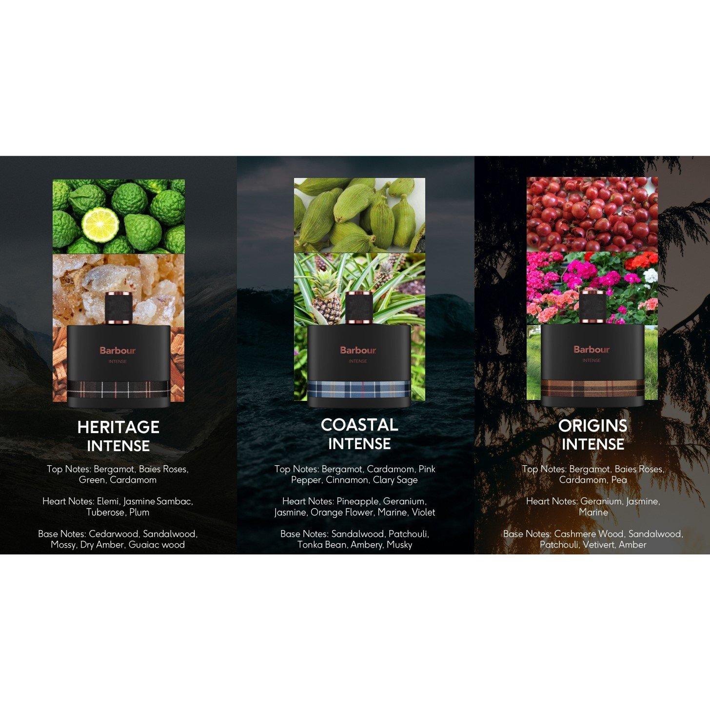 Clear - Barbour - Barbour Origins Intense Unisex 100ml EDP - 5