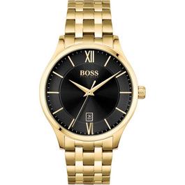 Boss Gents BOSS Elite Gold IP Bracelet Watch