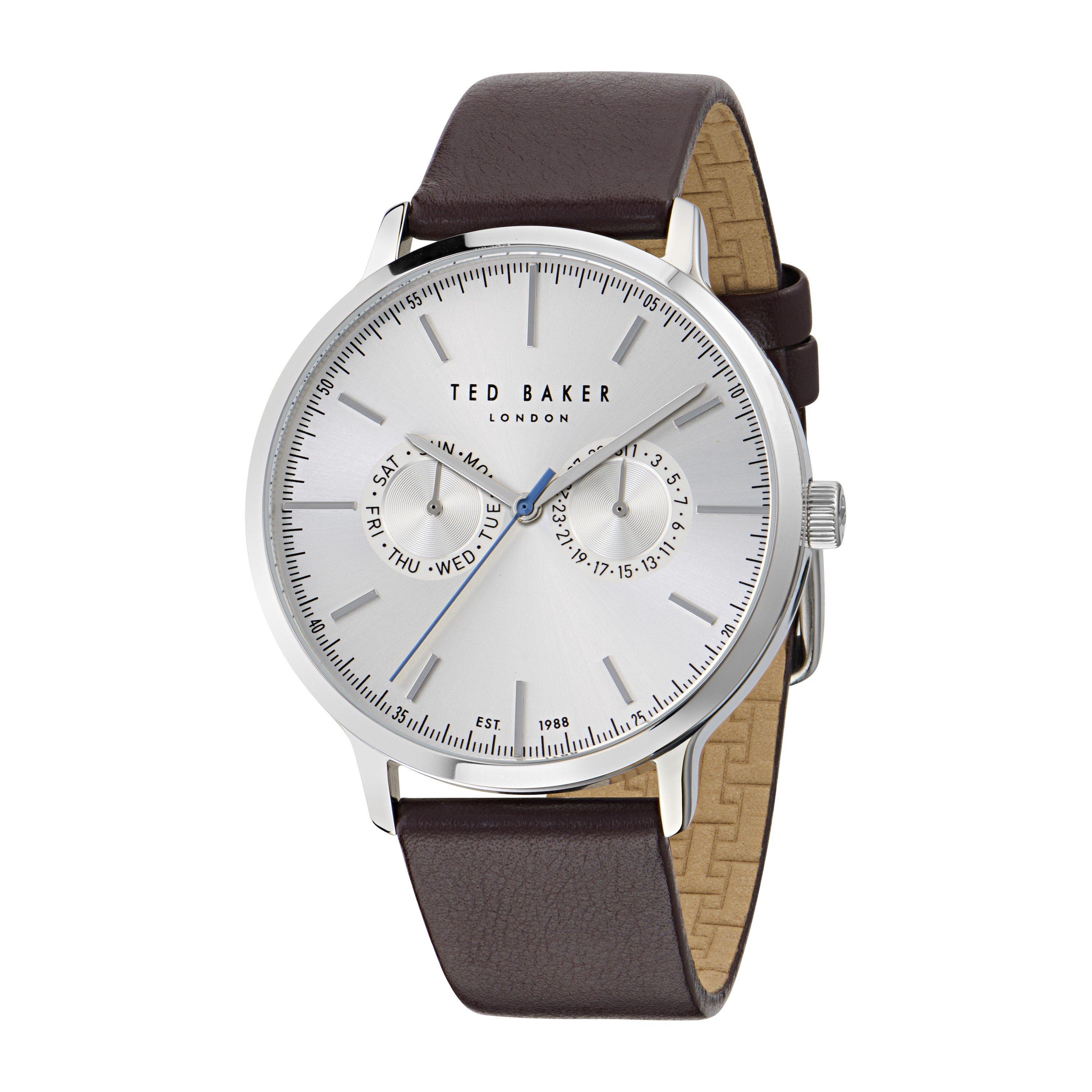 Silver/Silver - Ted Baker - Men's Haarvin Analogue Quartz Watch - 1